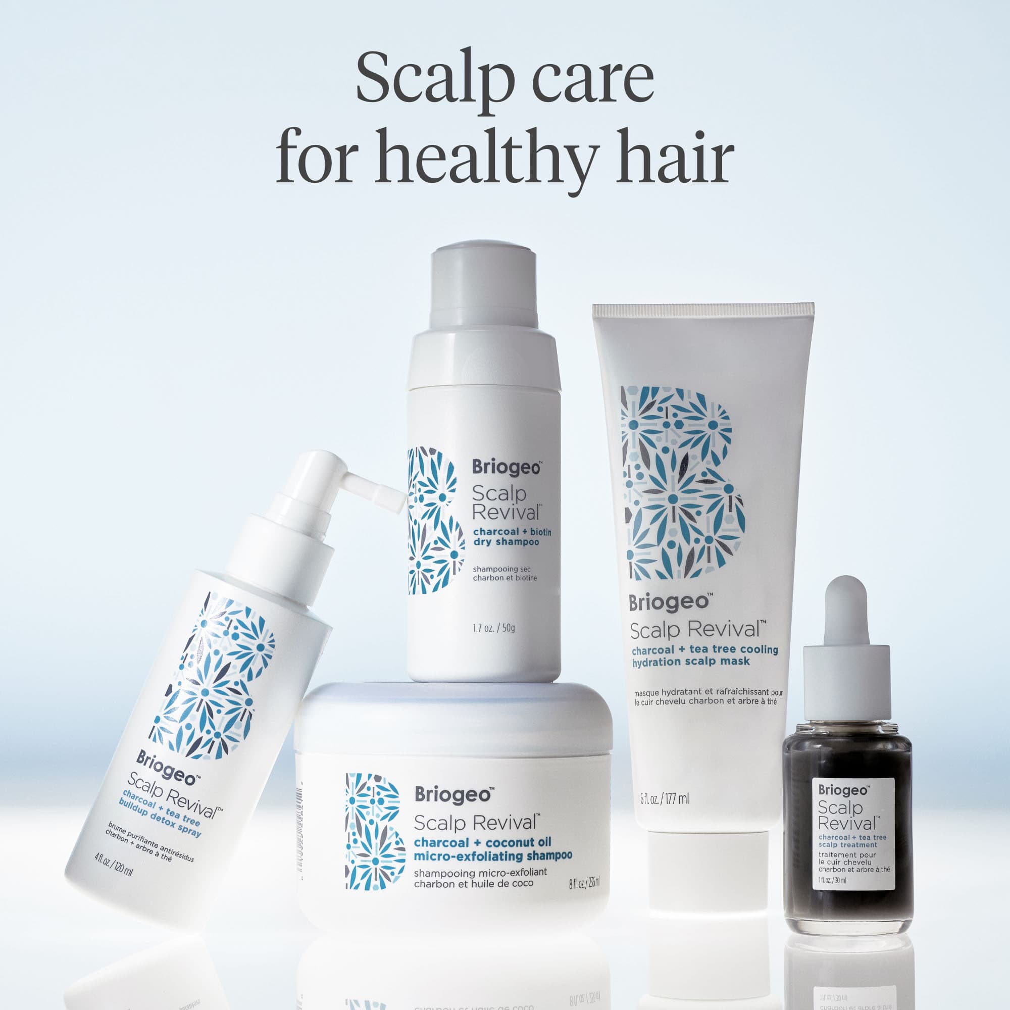 Briogeo Scalp Revival Charcoal + Biotin Dry Schampo 50 ml 5