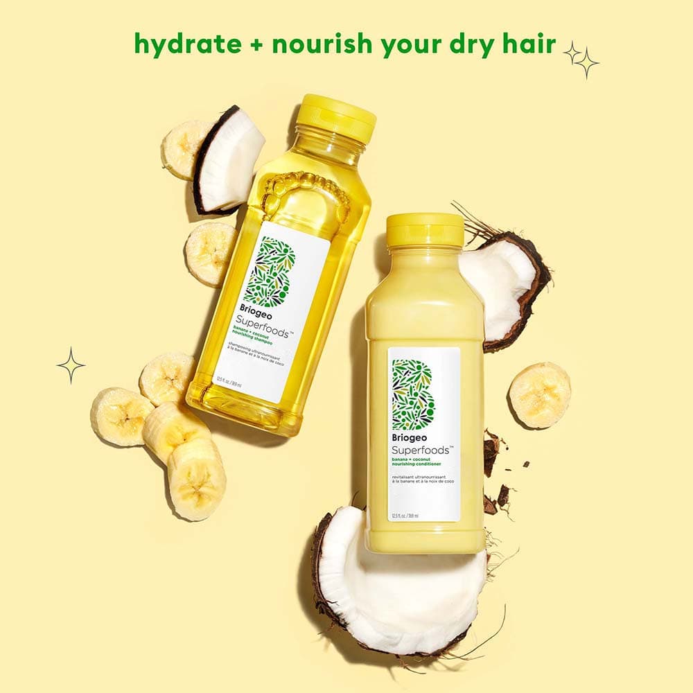 Briogeo Superfoods Banana + Coconut Nourishing Shampoo 369 ml 4