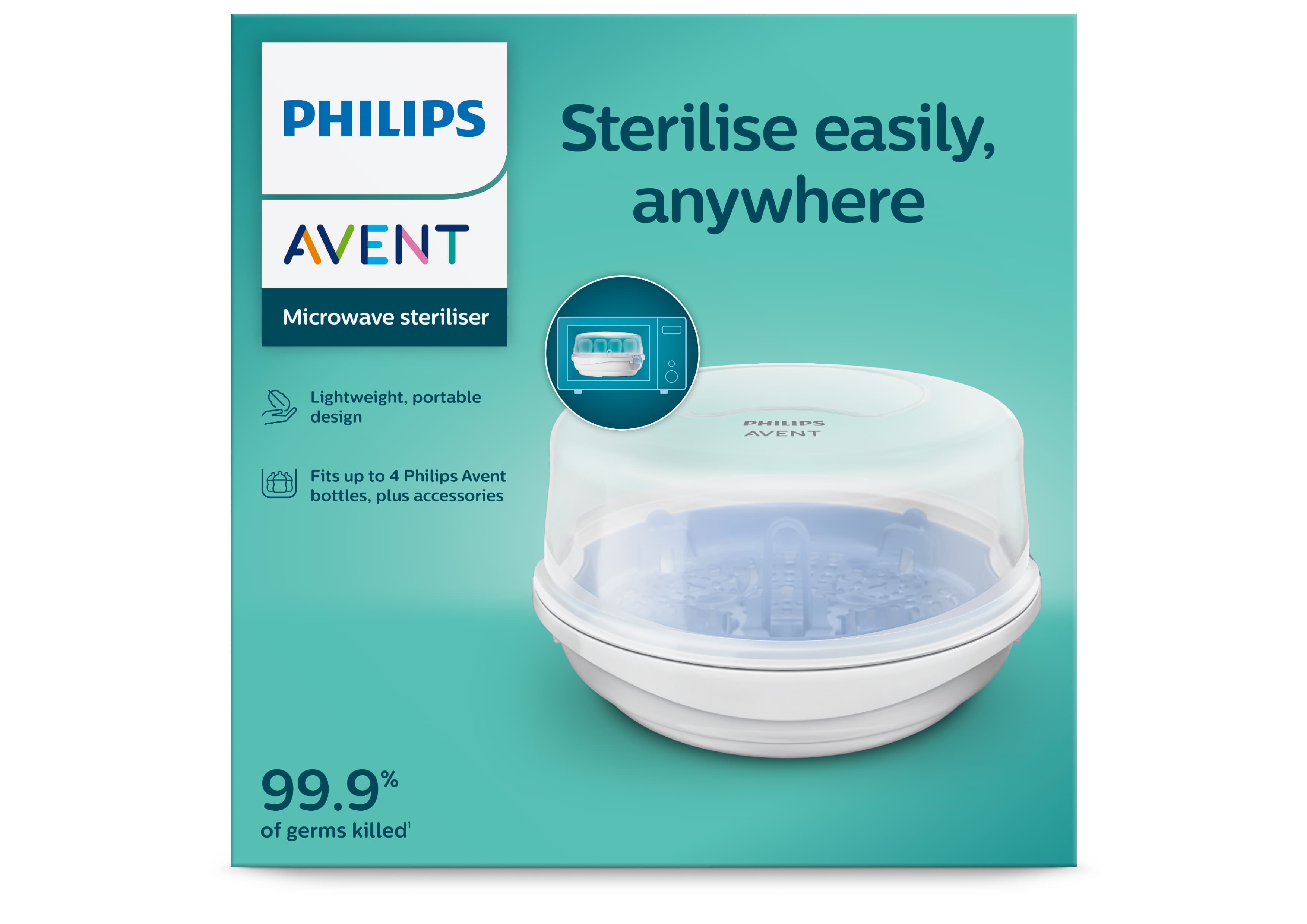 Philips Avent Ångsterilisator för Mikro SCF281/02 - produktbild 2