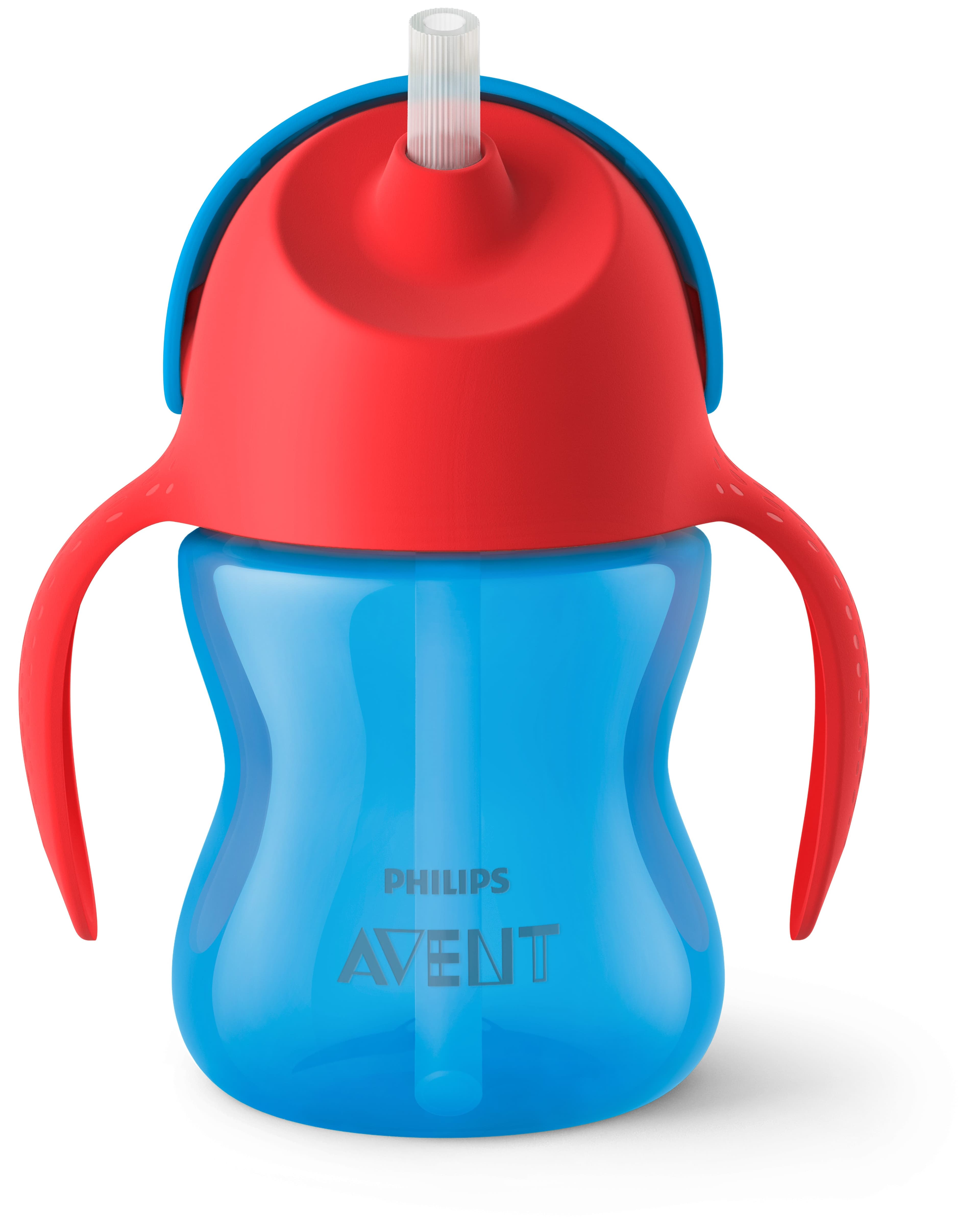 Philips Avent Sugrörsmugg 9 m+ Blå/Röd 200 ml