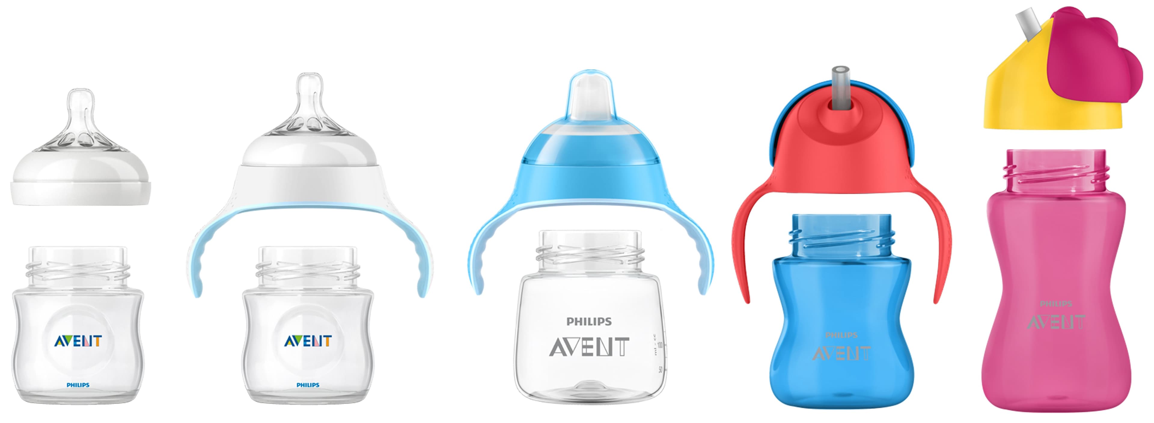 Philips Avent Sugrörsmugg Lila/Turkos 9 m+ 200 ml - produktbild 5