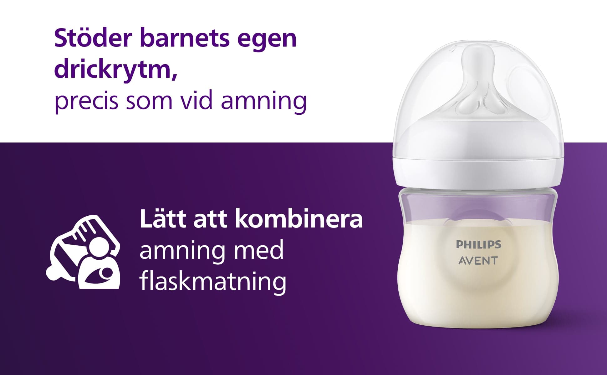 Philips Avent Natural Response Flaska 125 ml - produktbild 4