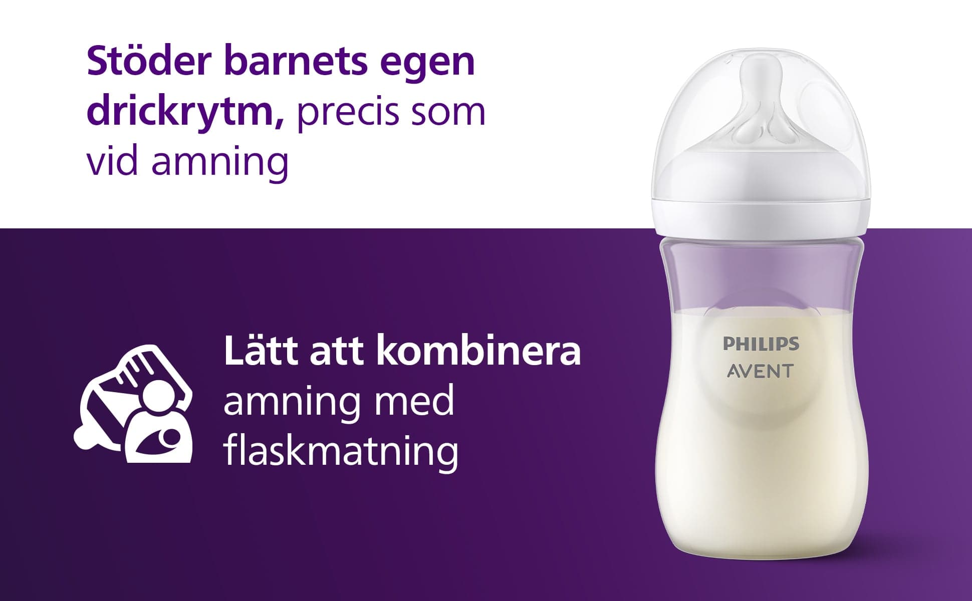 Philips Avent Natural Response Flaska 260 ml - produktbild 4