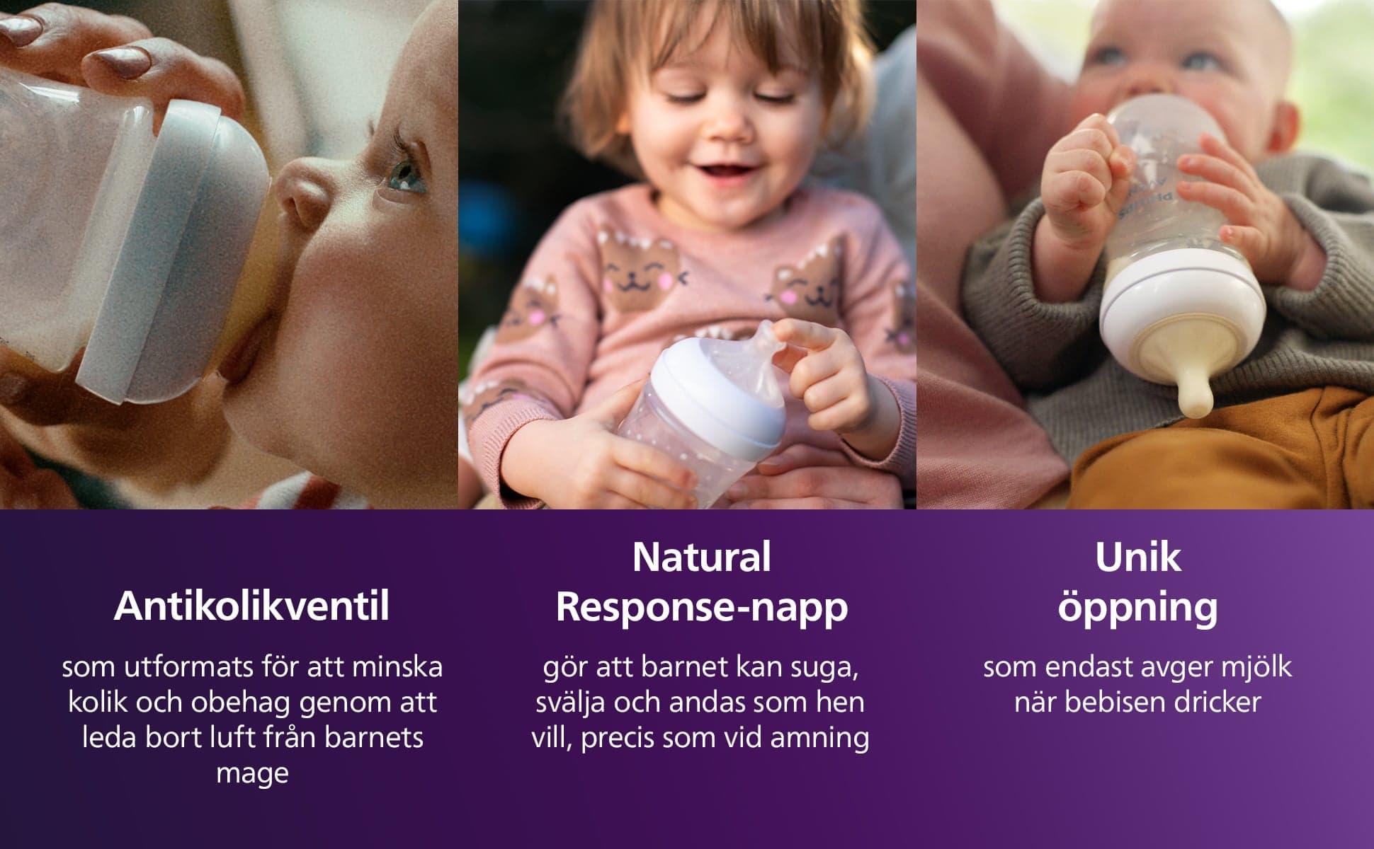 Philips Avent Natural Response Flaska Koala 260 ml - produktbild 3