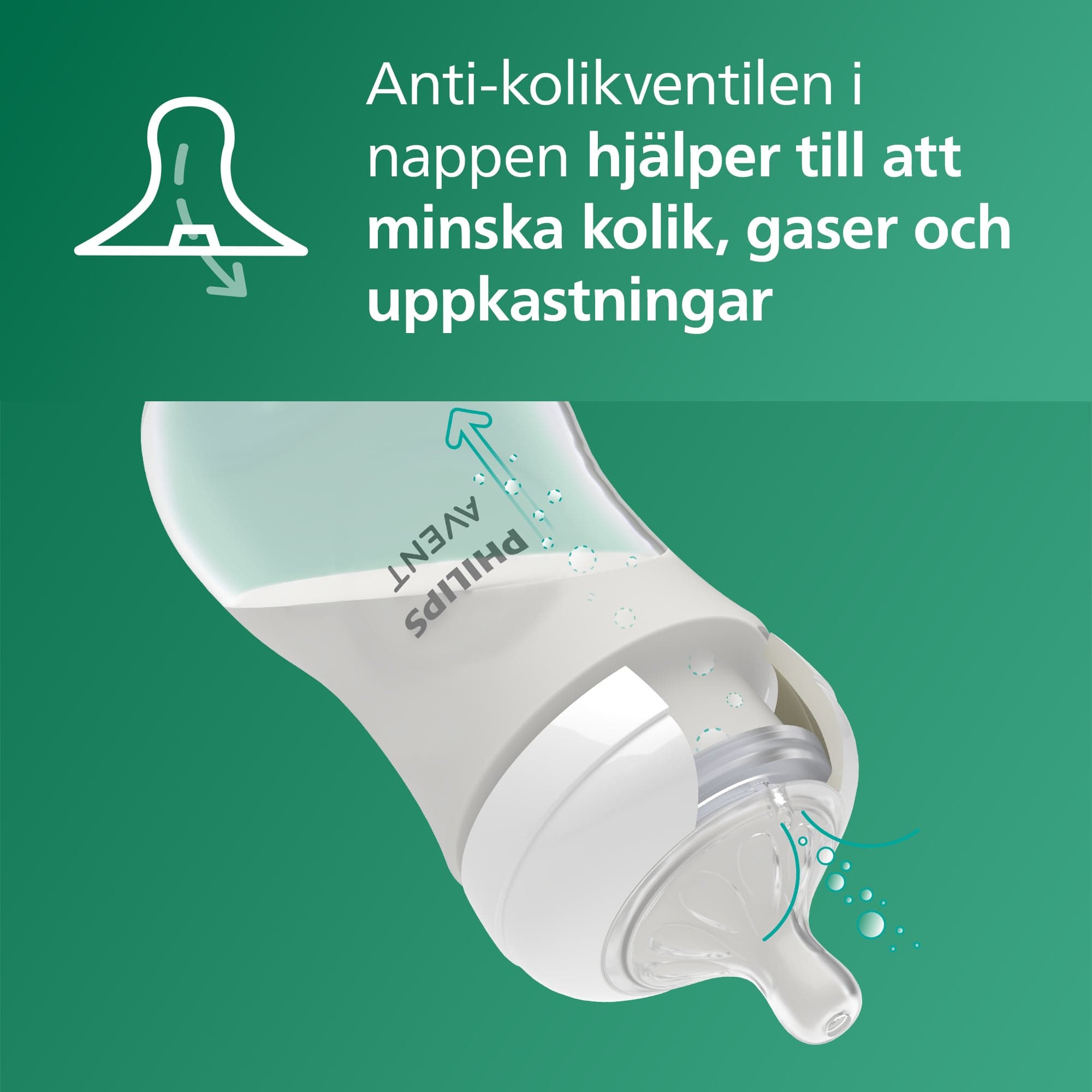 Philips Avent Natural Response Glasflaska 240 ml - produktbild 4