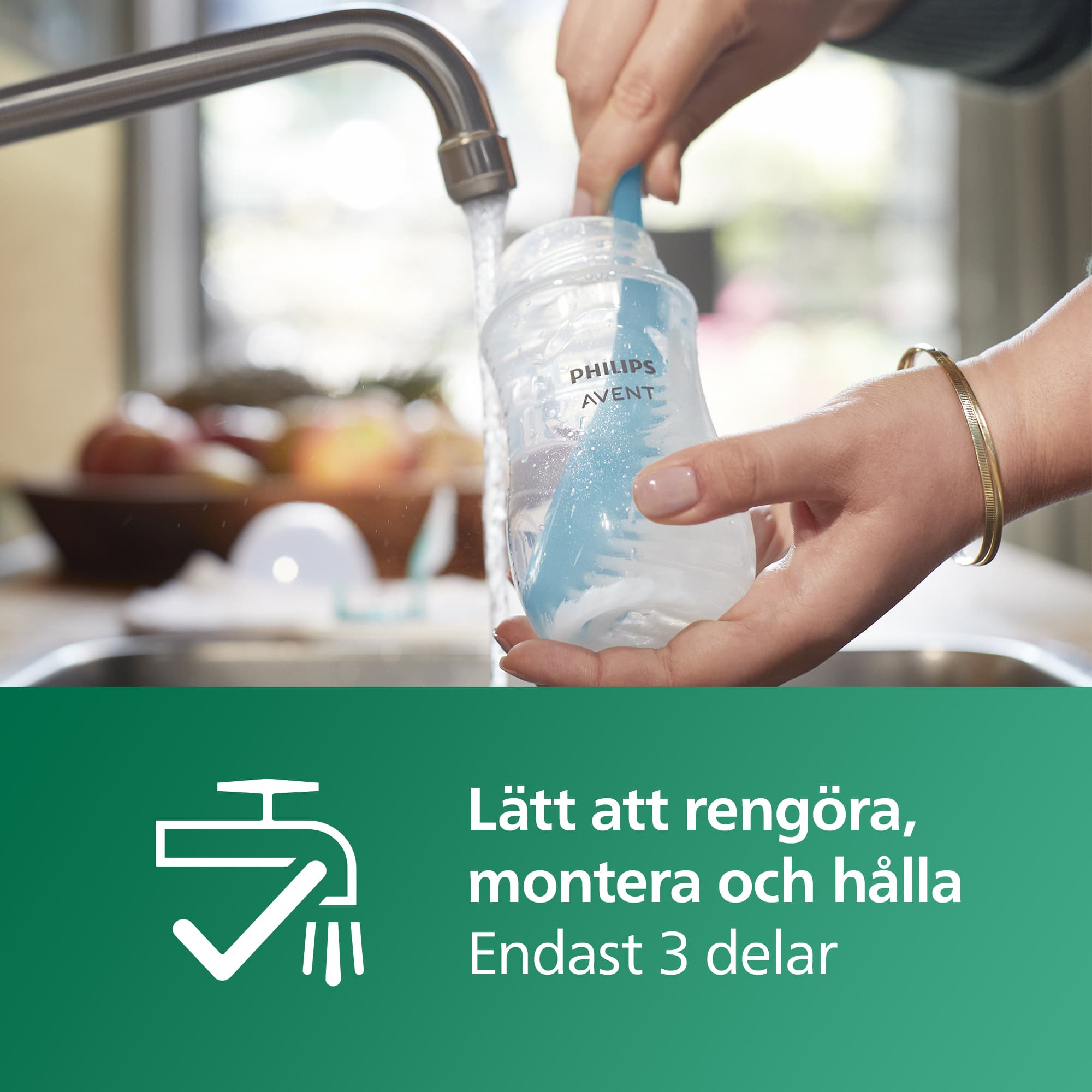 Philips Avent Natural Response Glasflaska 120 ml - produktbild 5