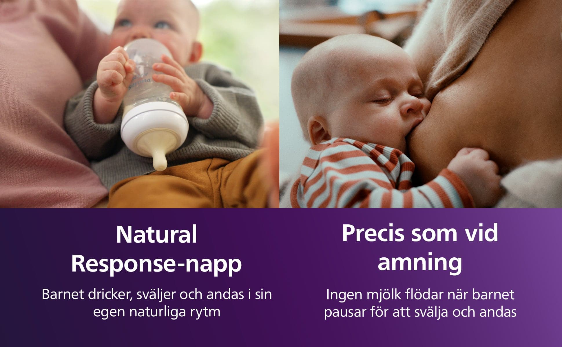 Philips Avent Natural Response Flasknapp (4) 3m+ - produktbild 3