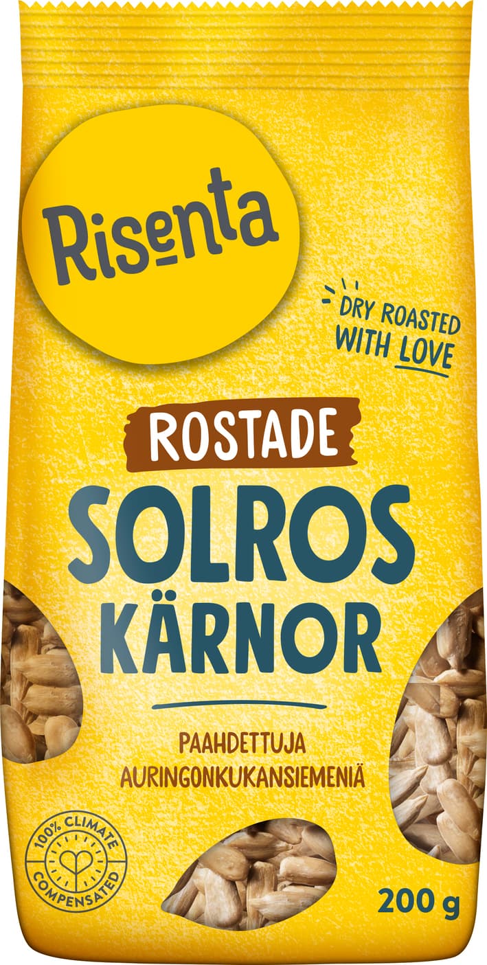 Risenta Solroskärnor Rostade 200 g