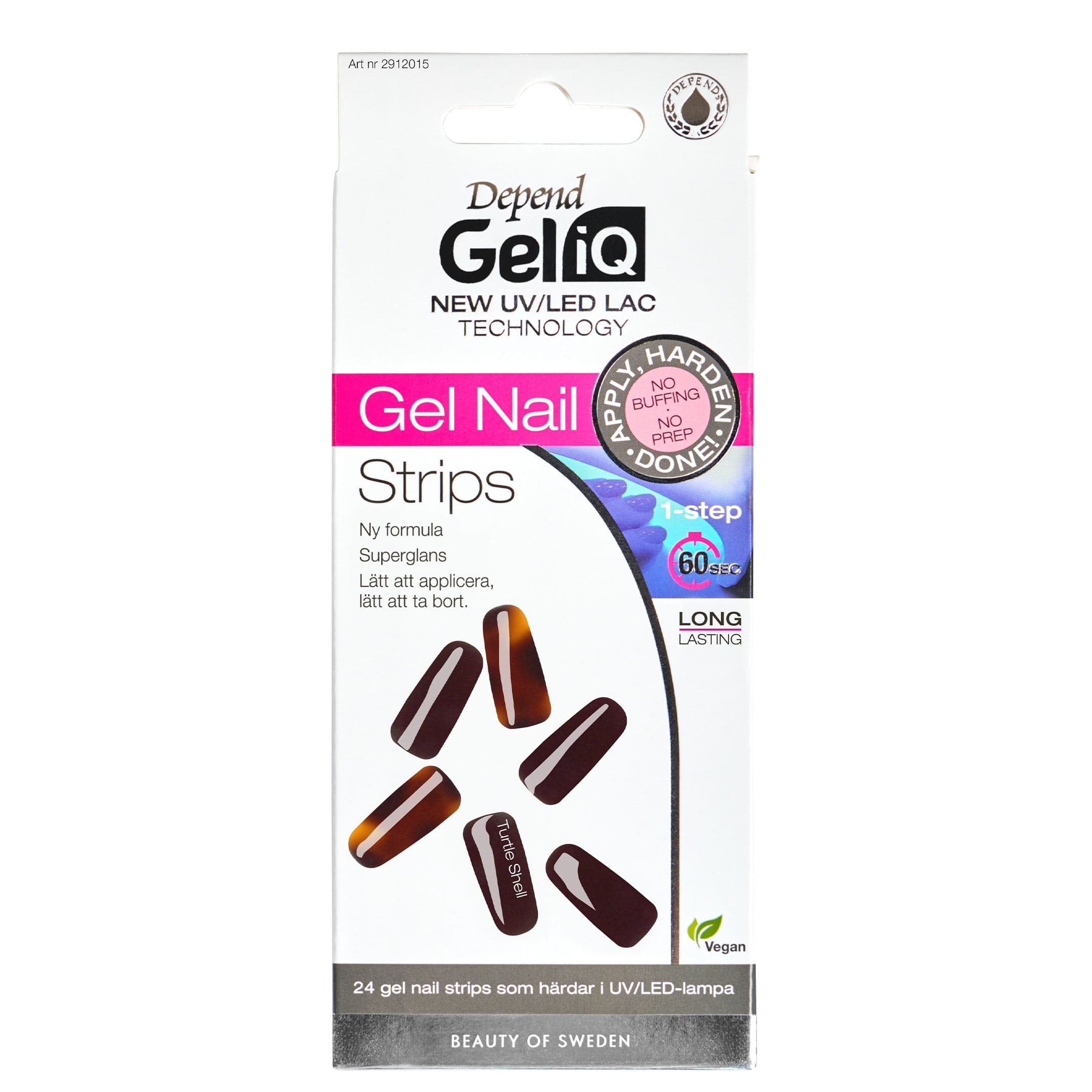 Depend Gel iQ Gel Nail Strips Turtle Shell