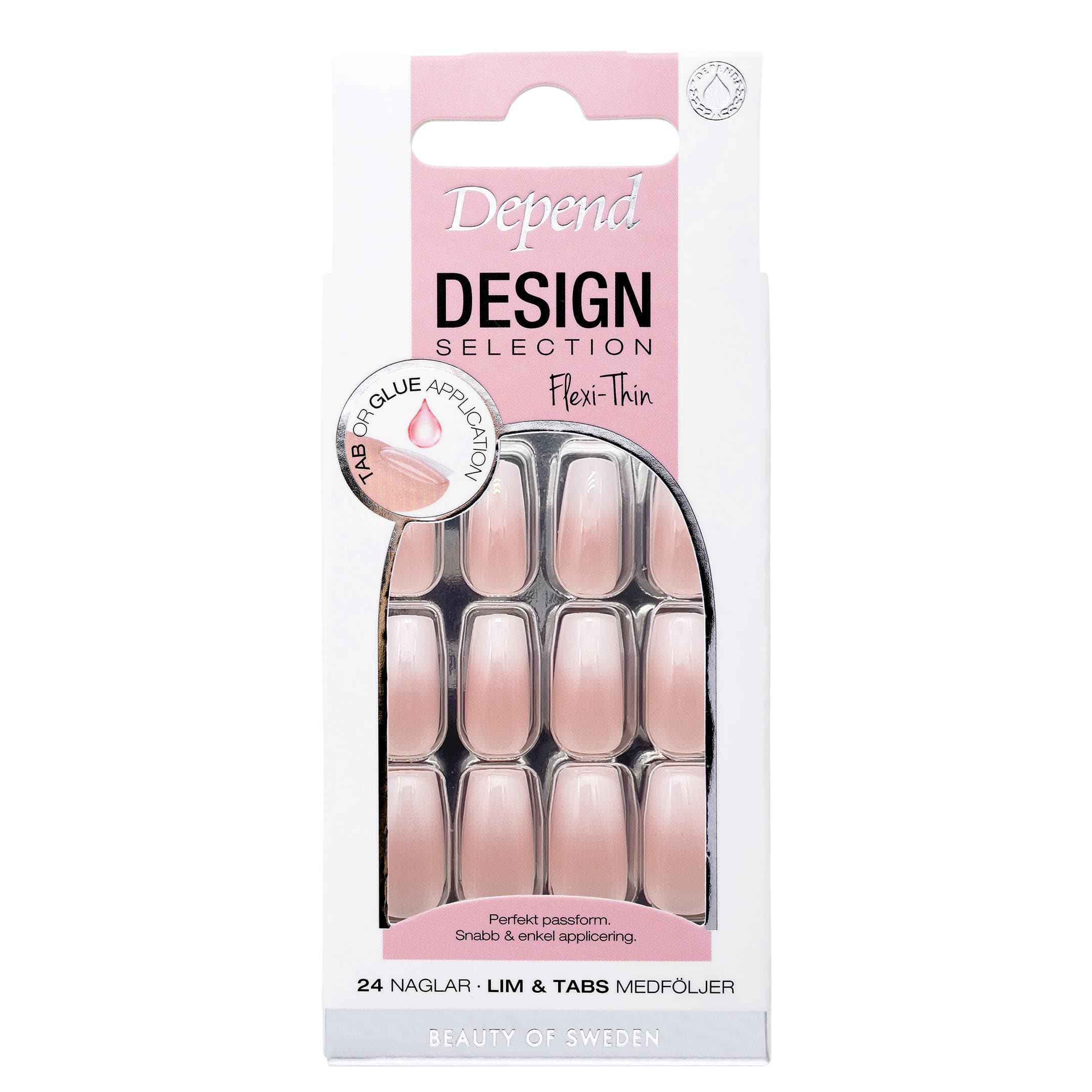 Depend Design Selection French Ombre Short Coffin