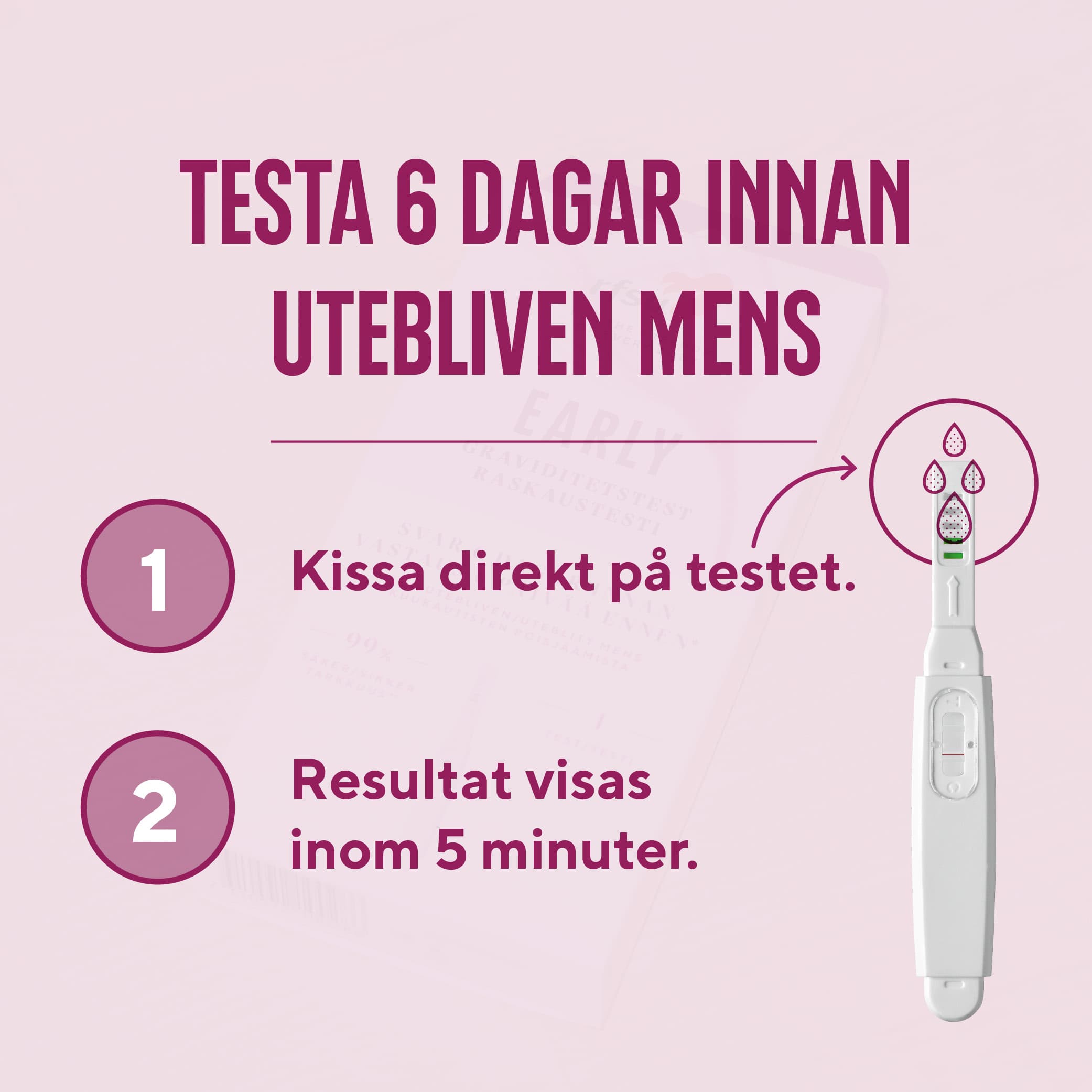 RFSU Graviditetstest Early 1 st 2