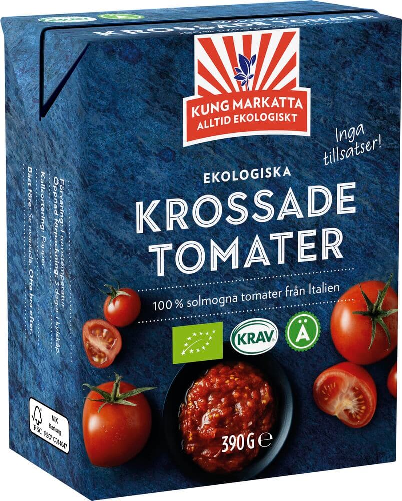 Kung Markatta Ekologiska Krossade Tomater KRAV 390 g