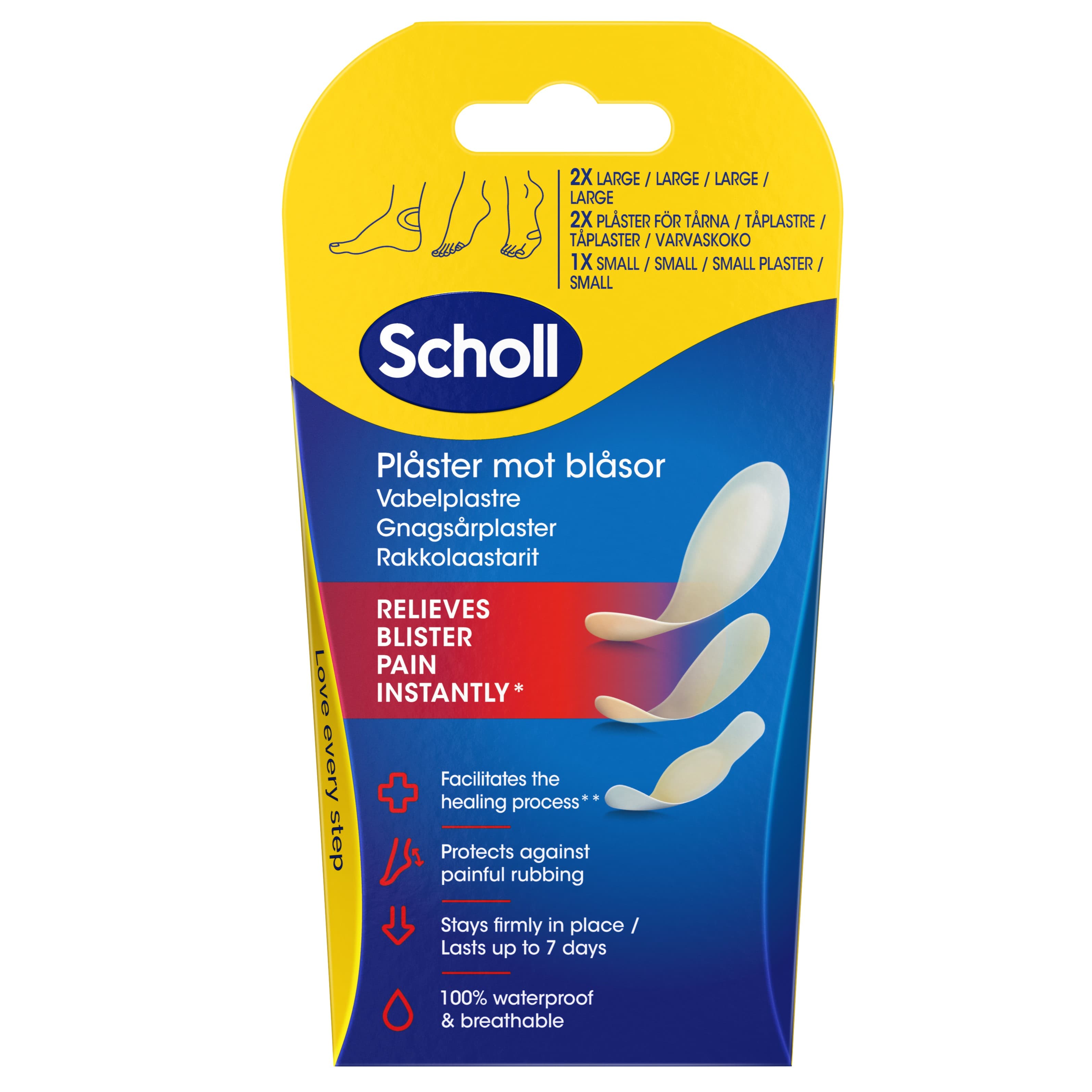Scholl Skavsårsplåster Mixed  5 st