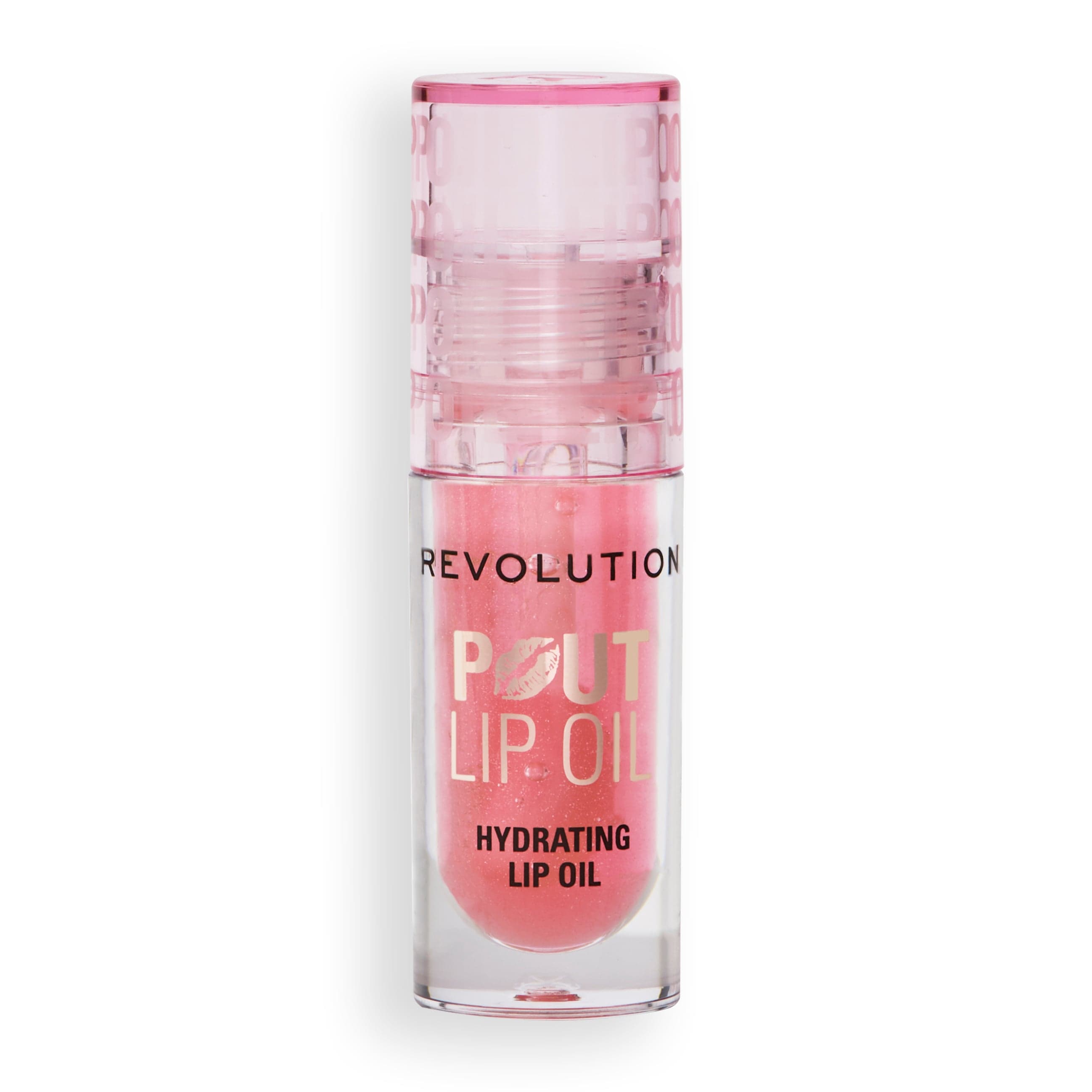 Revolution Pout Lip Oil Glam Pink Shimmer 4,6 ml - produktbild 3