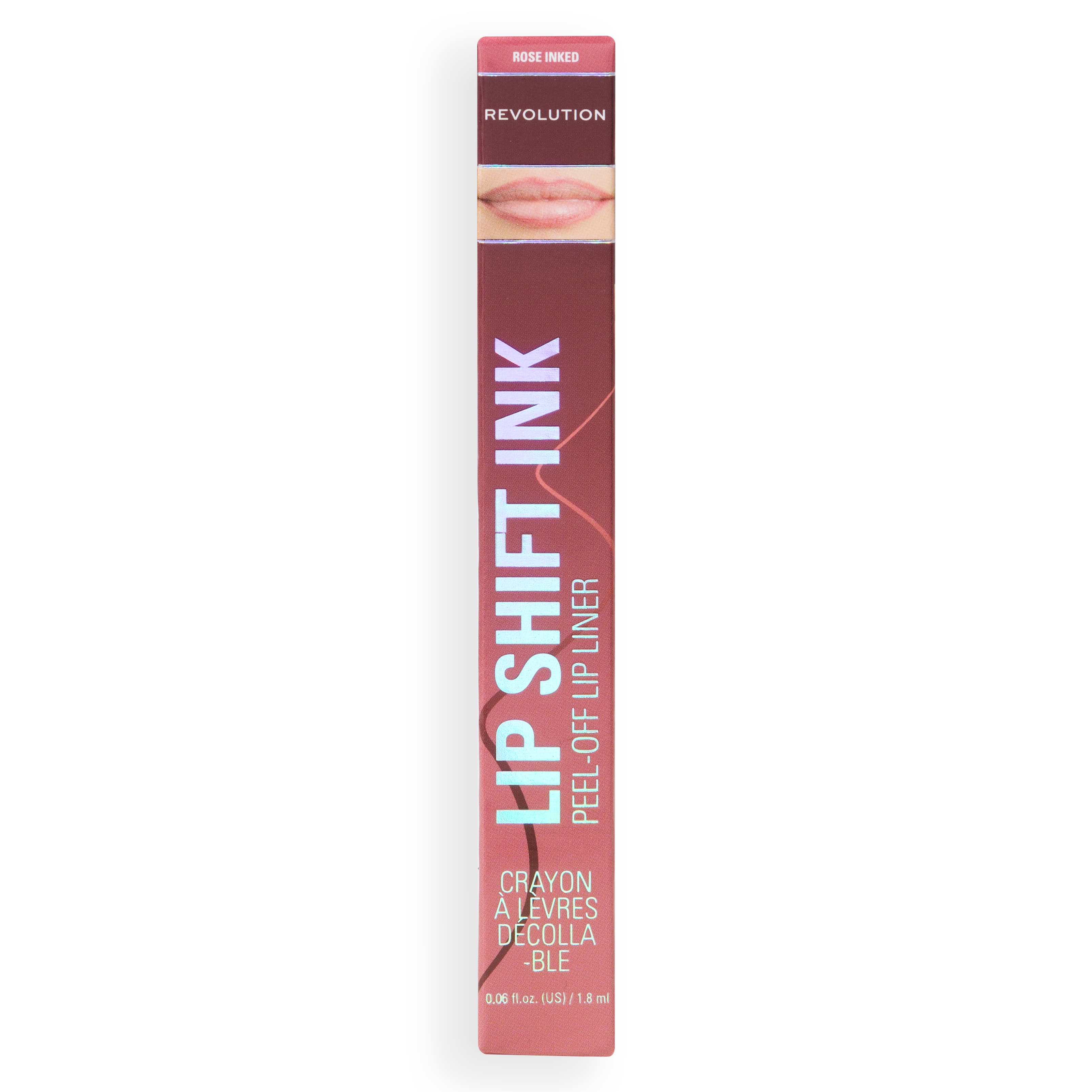 Revolution Lip Shift Ink Peel Off Lipliner Stain Rose Inked 1,8 ml