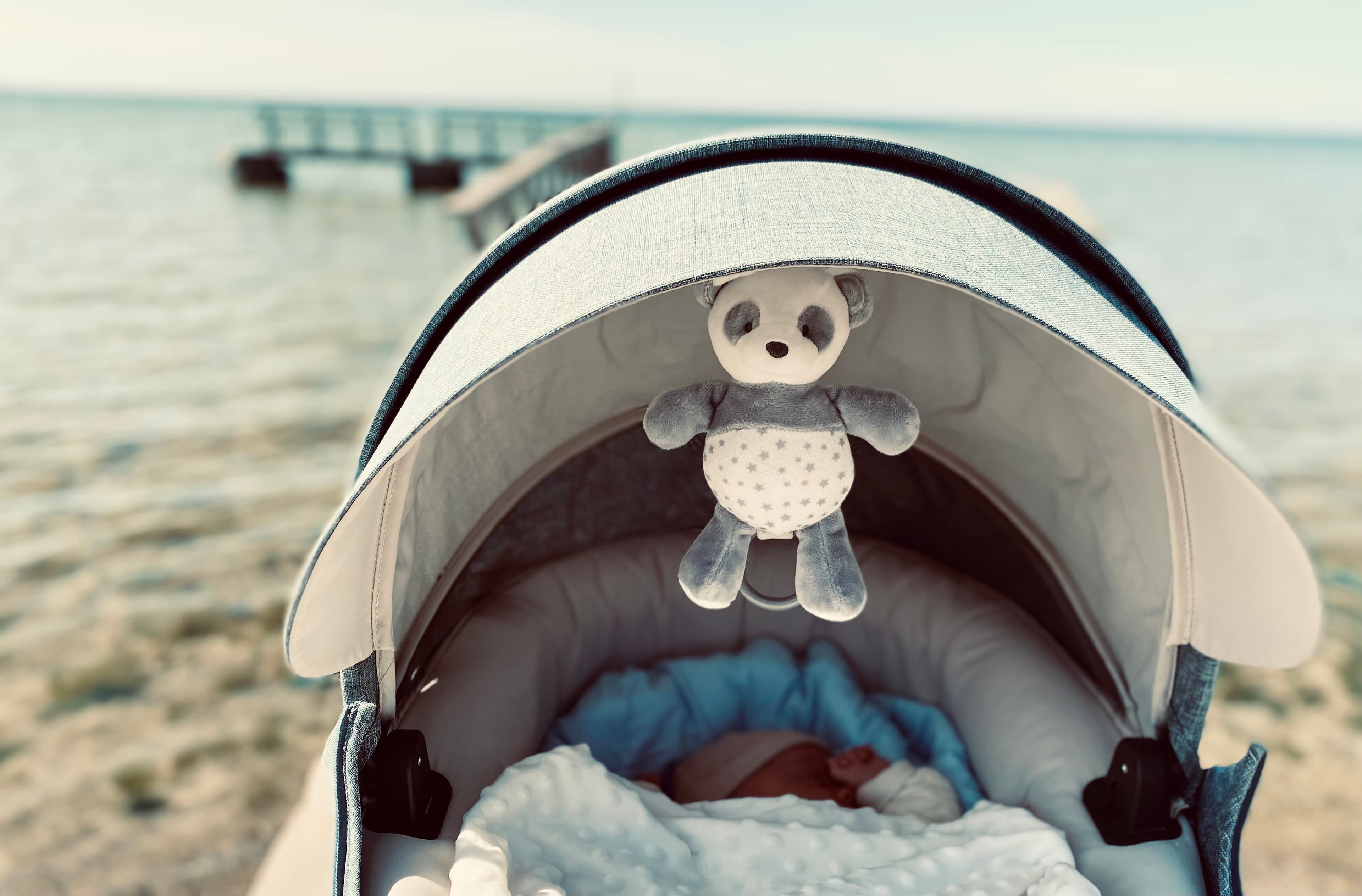 Fresh Kid Panda! Panda! Snuttefilt Grå - produktbild 2