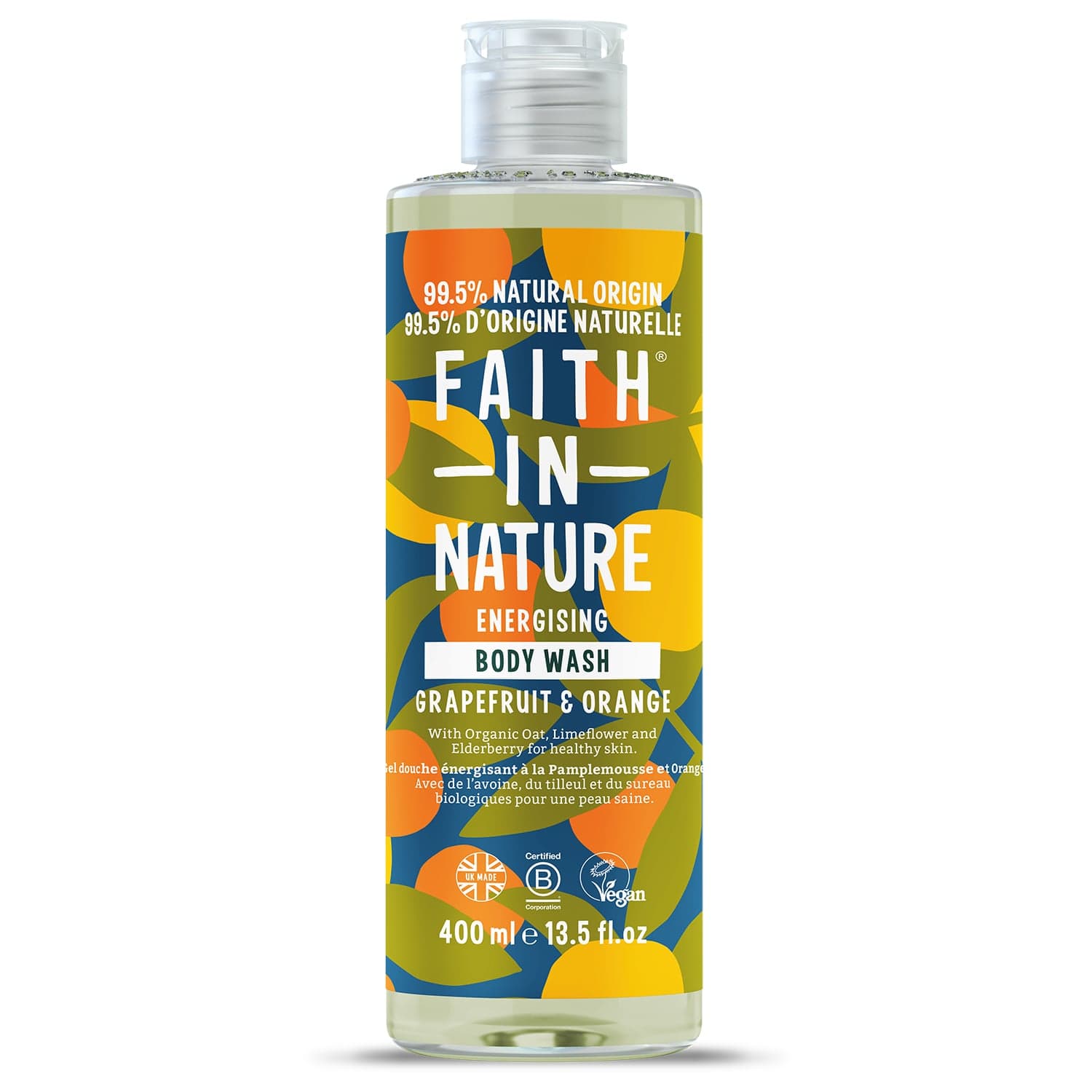 Faith in Nature Body Wash Grapefruit & Orange 400 ml