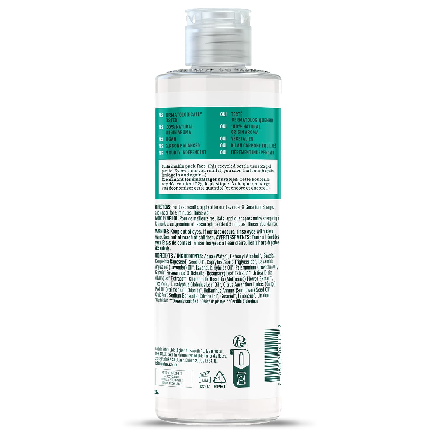 Faith in Nature Conditioner Lavender & Geranium 400 ml 2