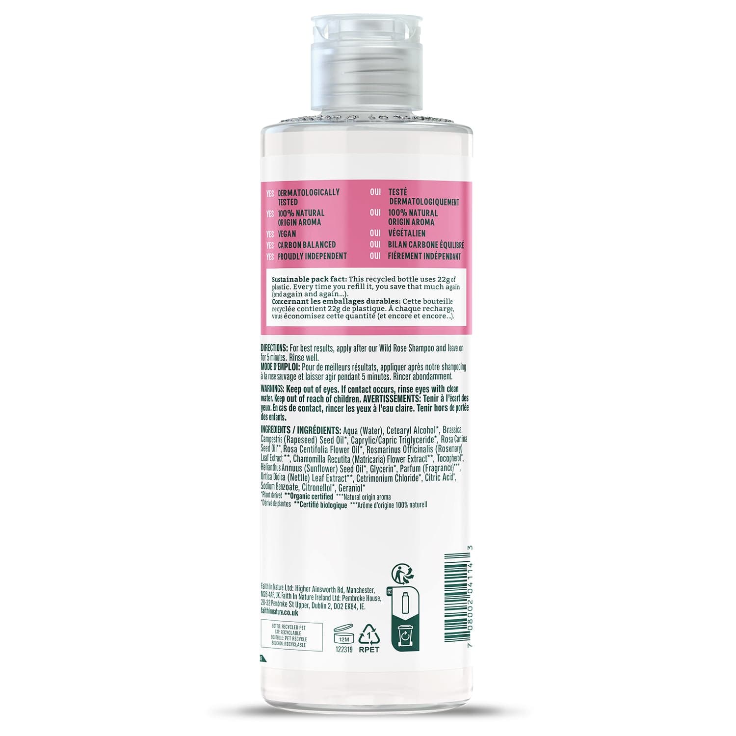 Faith in Nature Wild Rose Conditioner 400 ml 2