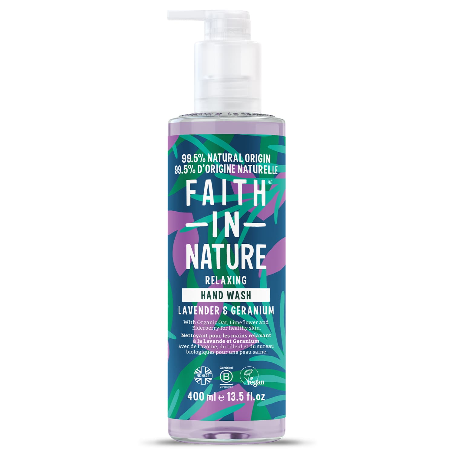 Faith in Nature Hand Wash Lavender & Geranium 400 ml