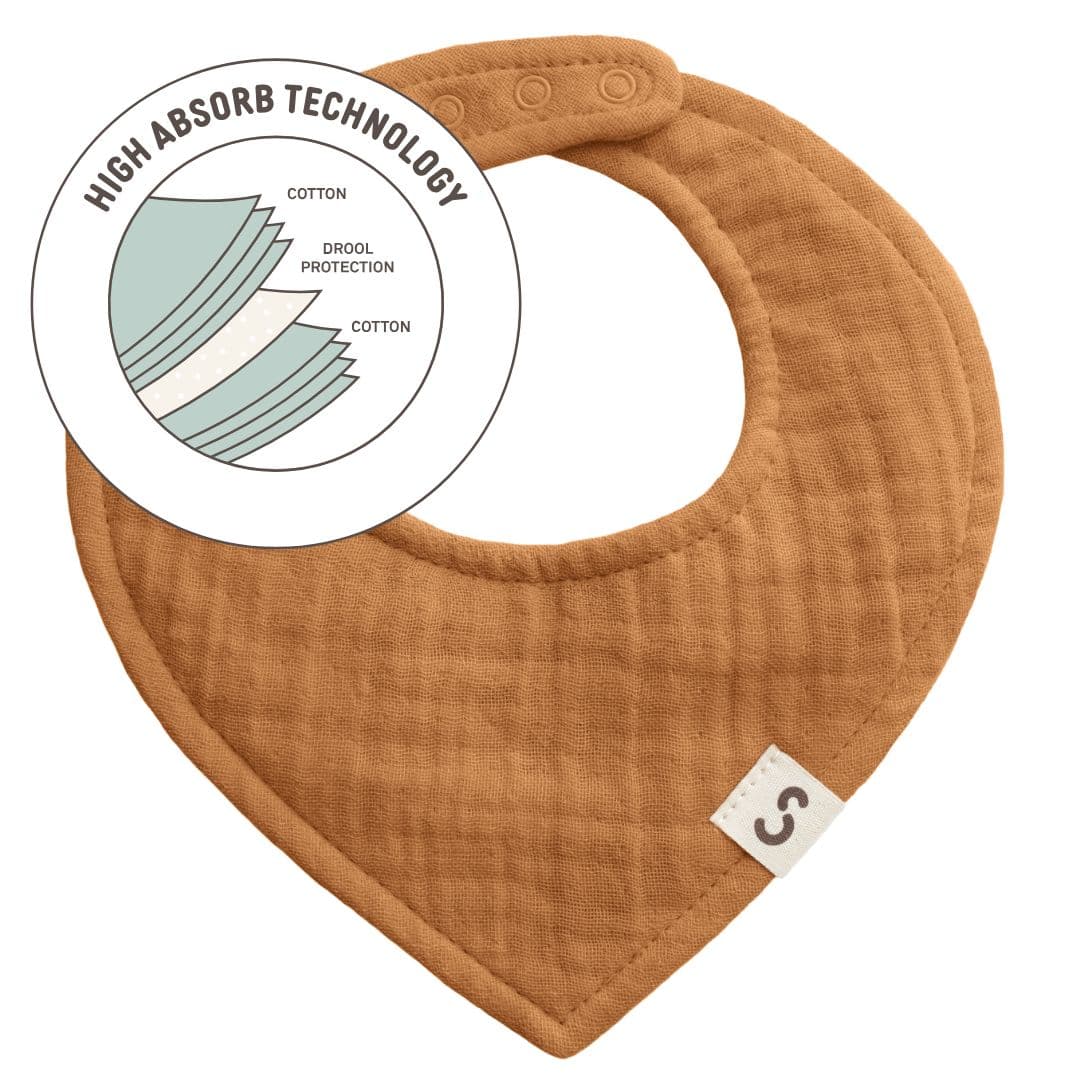 STUCKIES High Absorbency Bib Mustard