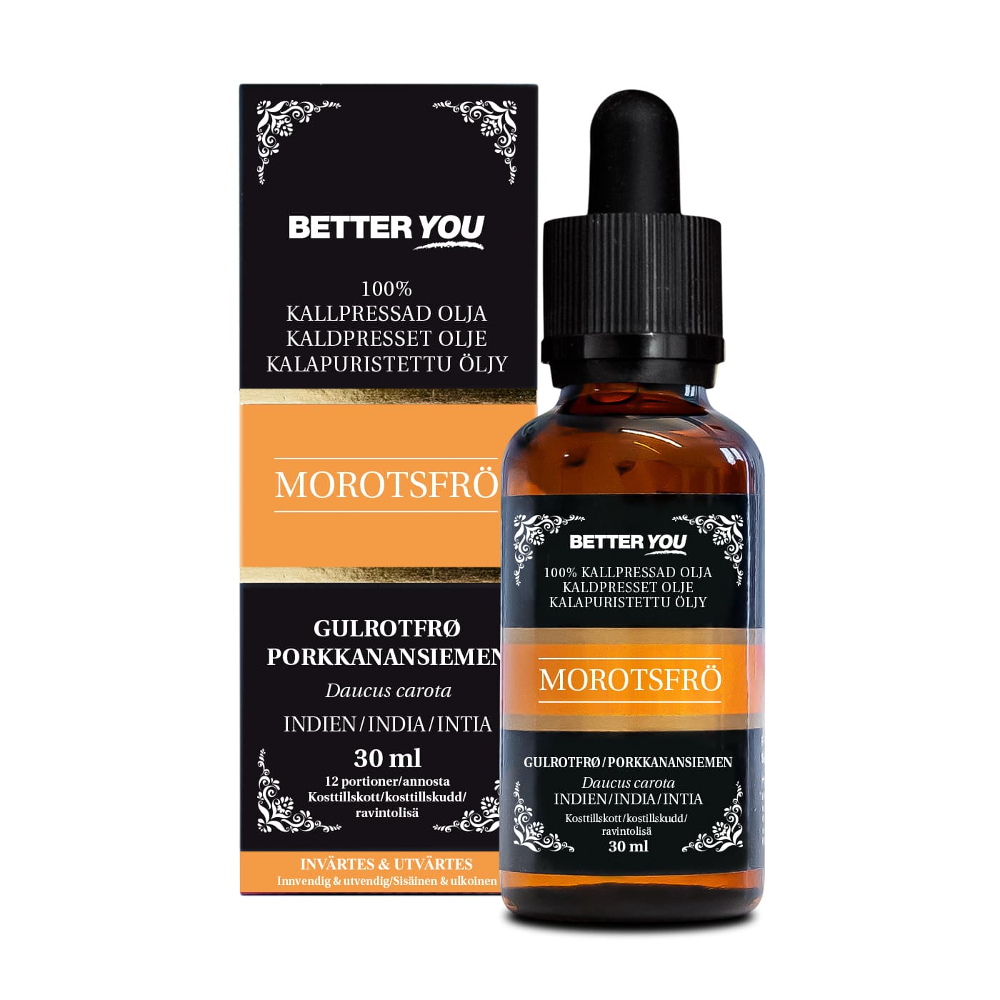 Better You Kallpressad Morotsolja 30 ml