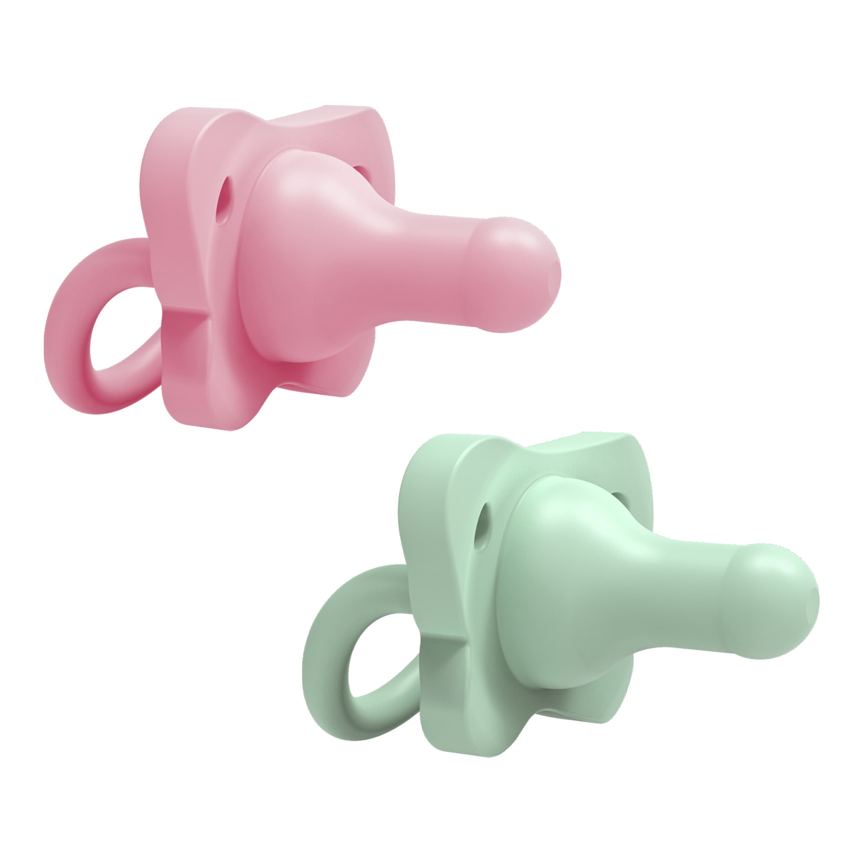 Dr Brown HappyPaci Silicone Soother 0-6m Pink/Green 2-pack 5