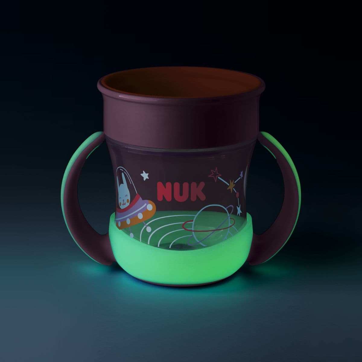 NUK Evolution Mini Magic Cup 160 ml Night Pink - produktbild 3