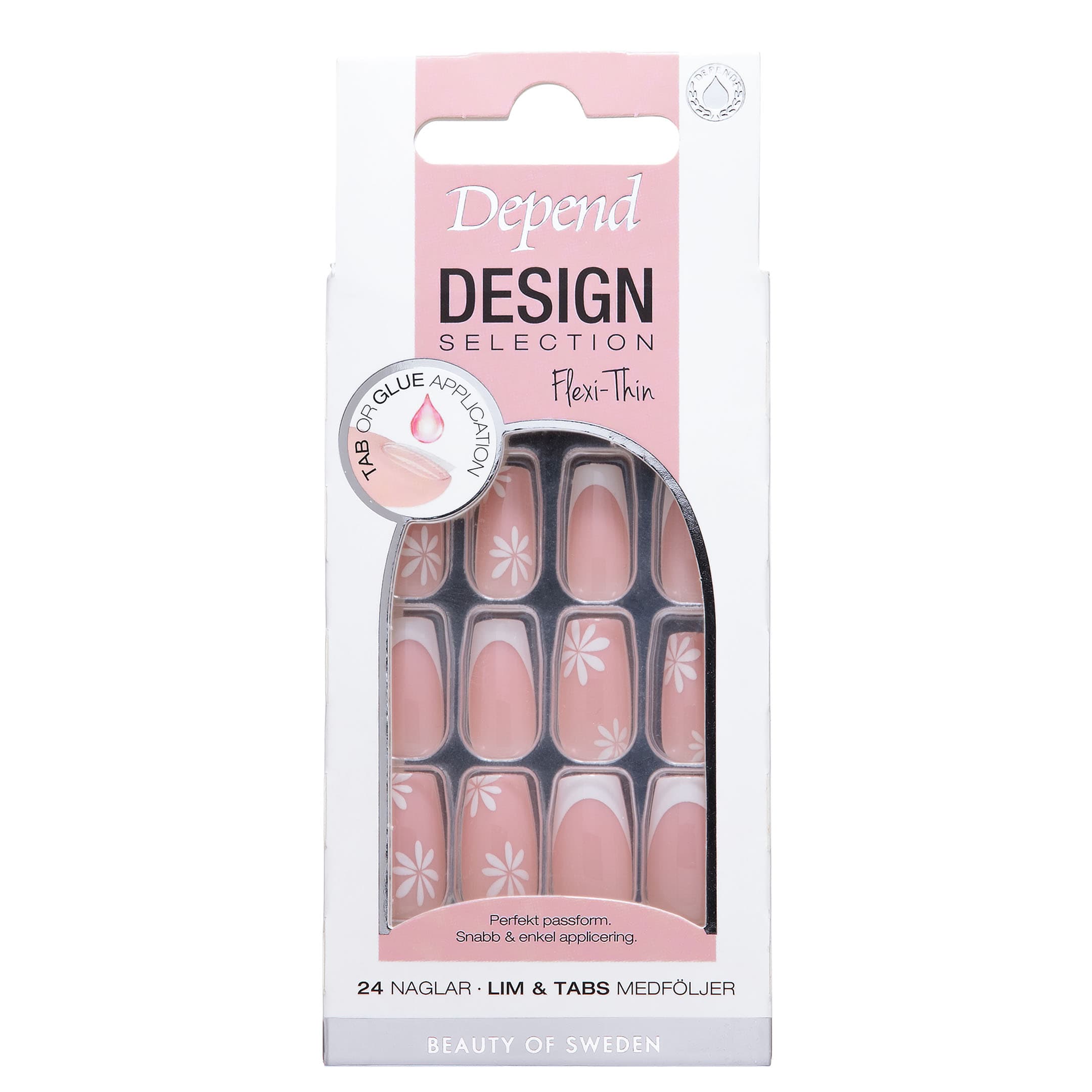 Depend Design Selection French Flower Blossom Short Coffin