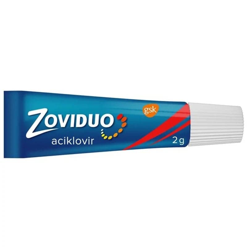 Zoviduo Munsårskräm 50 mg/g + 10 mg/g 2 g 2