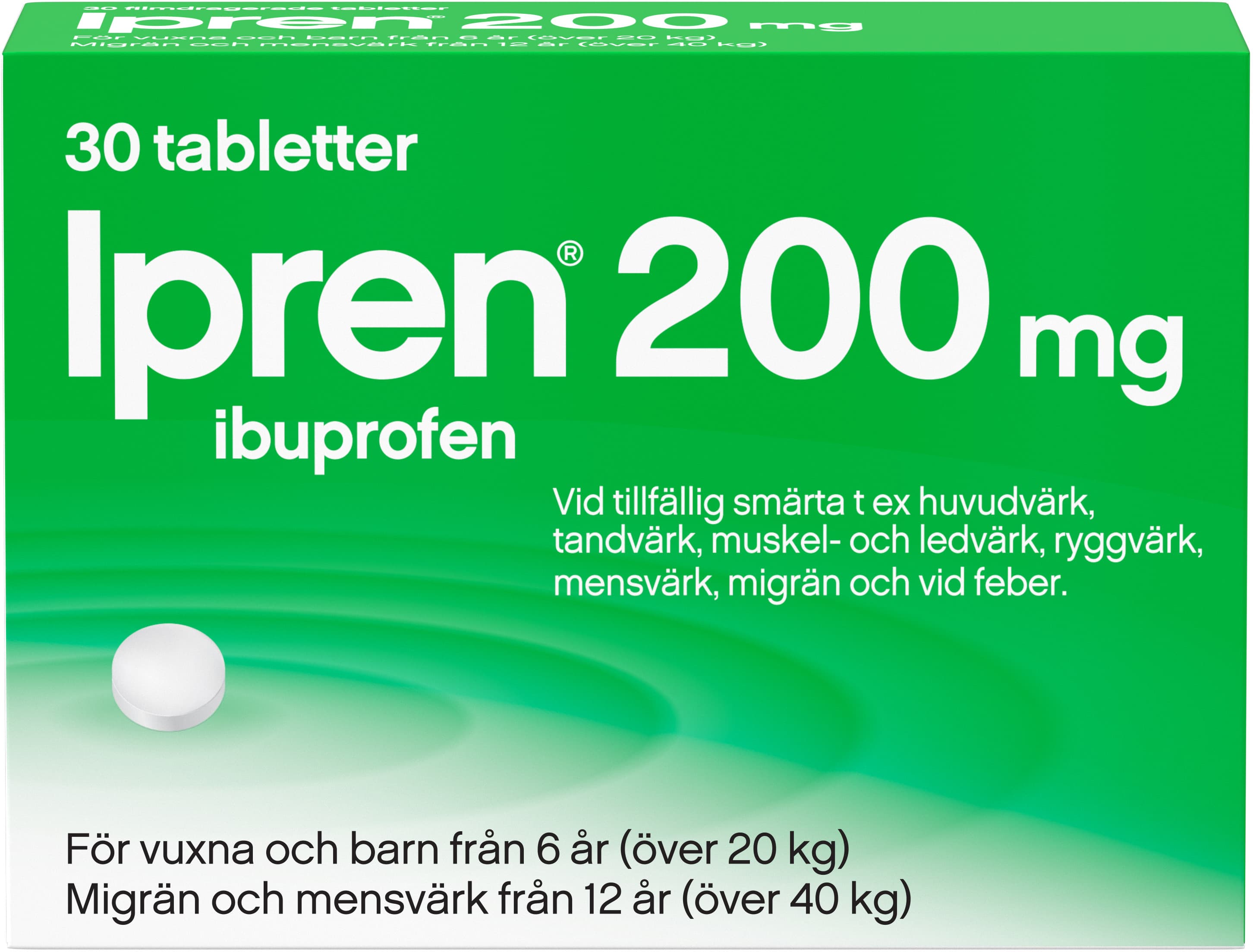 Ipren Filmdragerad Tablett 200 mg 30 st