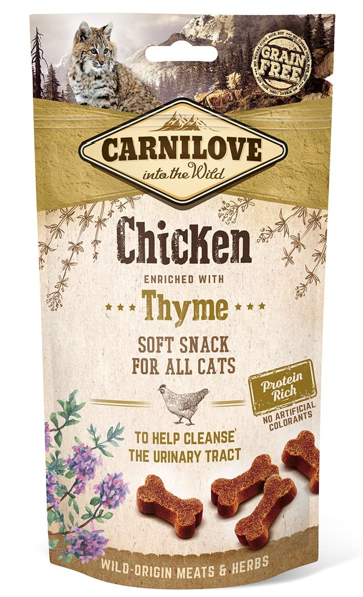 Carnilove Cat Semi Moist Snack Chicken w. Thyme 50 g