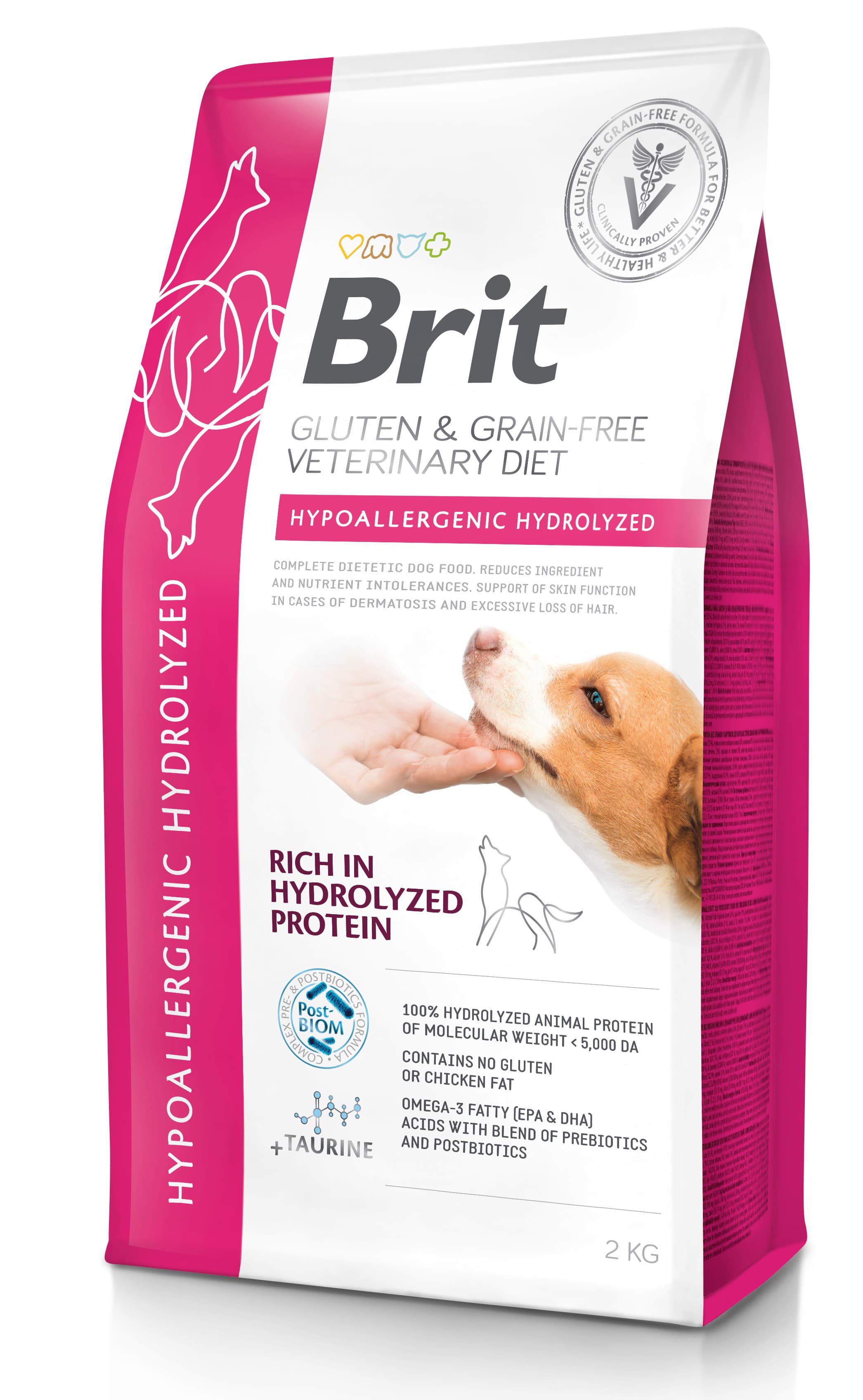 Brit Veterinary Diet Dog Hypoallergenic Hydrolyzed Grain Free 2 kg