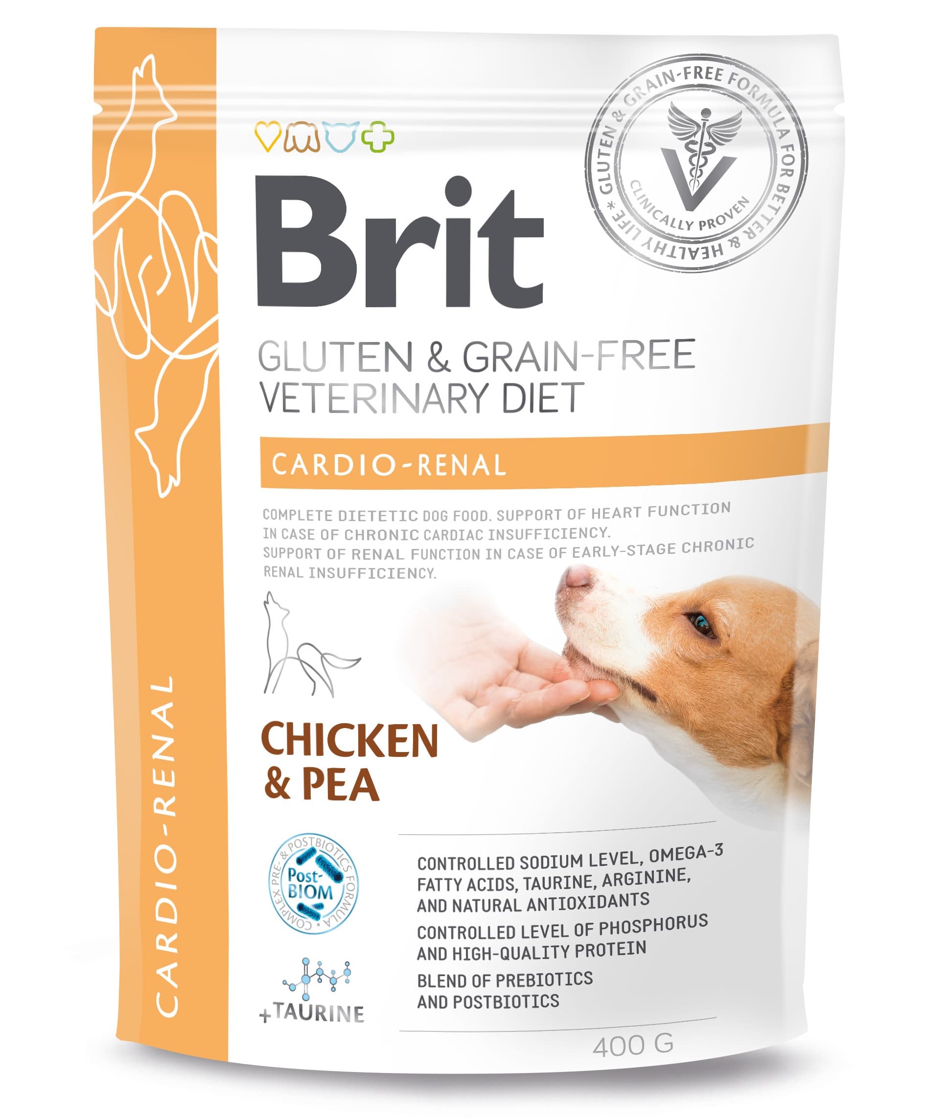 Brit Veterinary Diet Dog Cardio Renal Grain Free 400 g