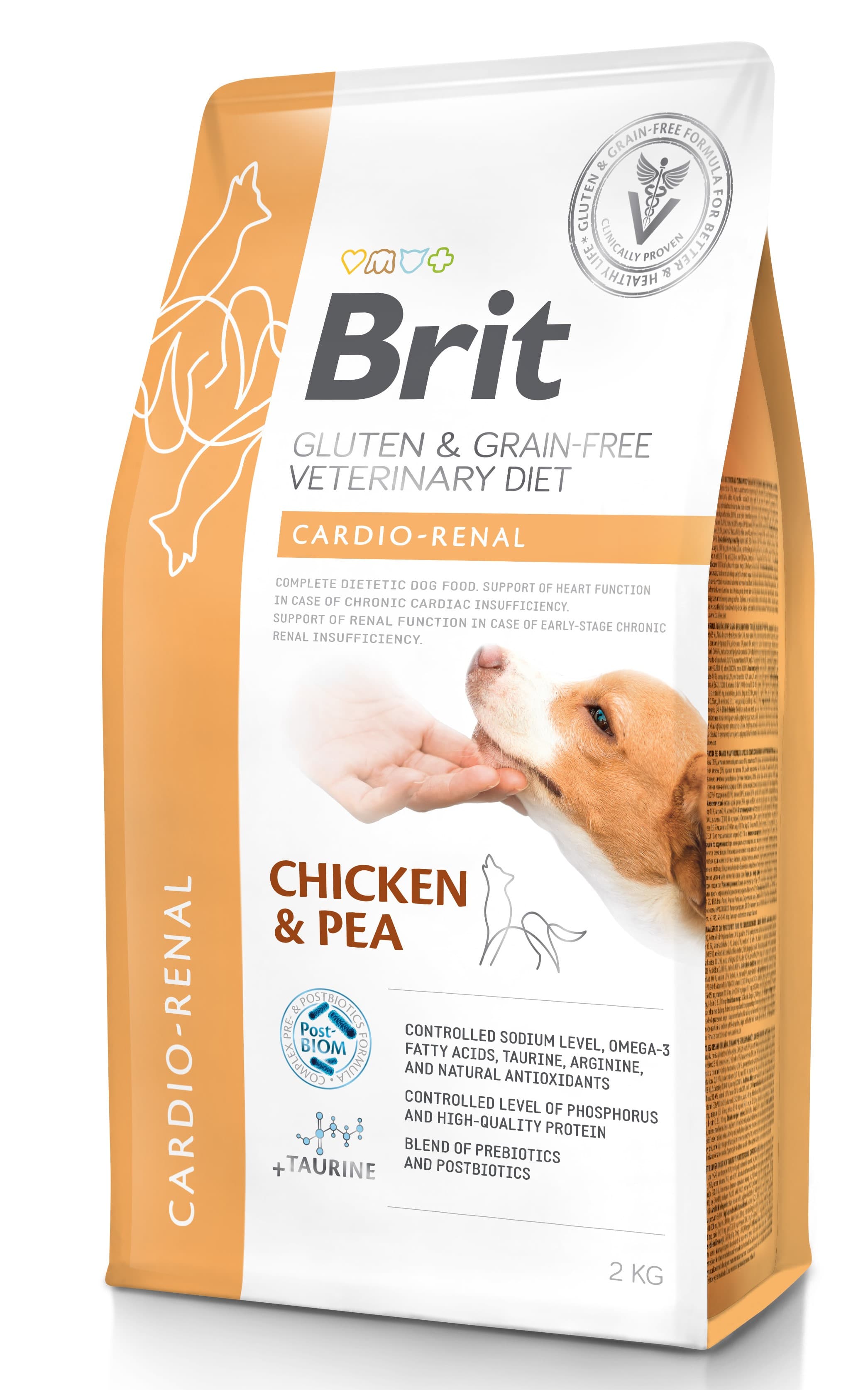 Brit Veterinary Diet Dog Cardio Renal Grain Free 2 kg