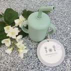 Summerville Mugg med Sugrör Silikon Cameo Green 3