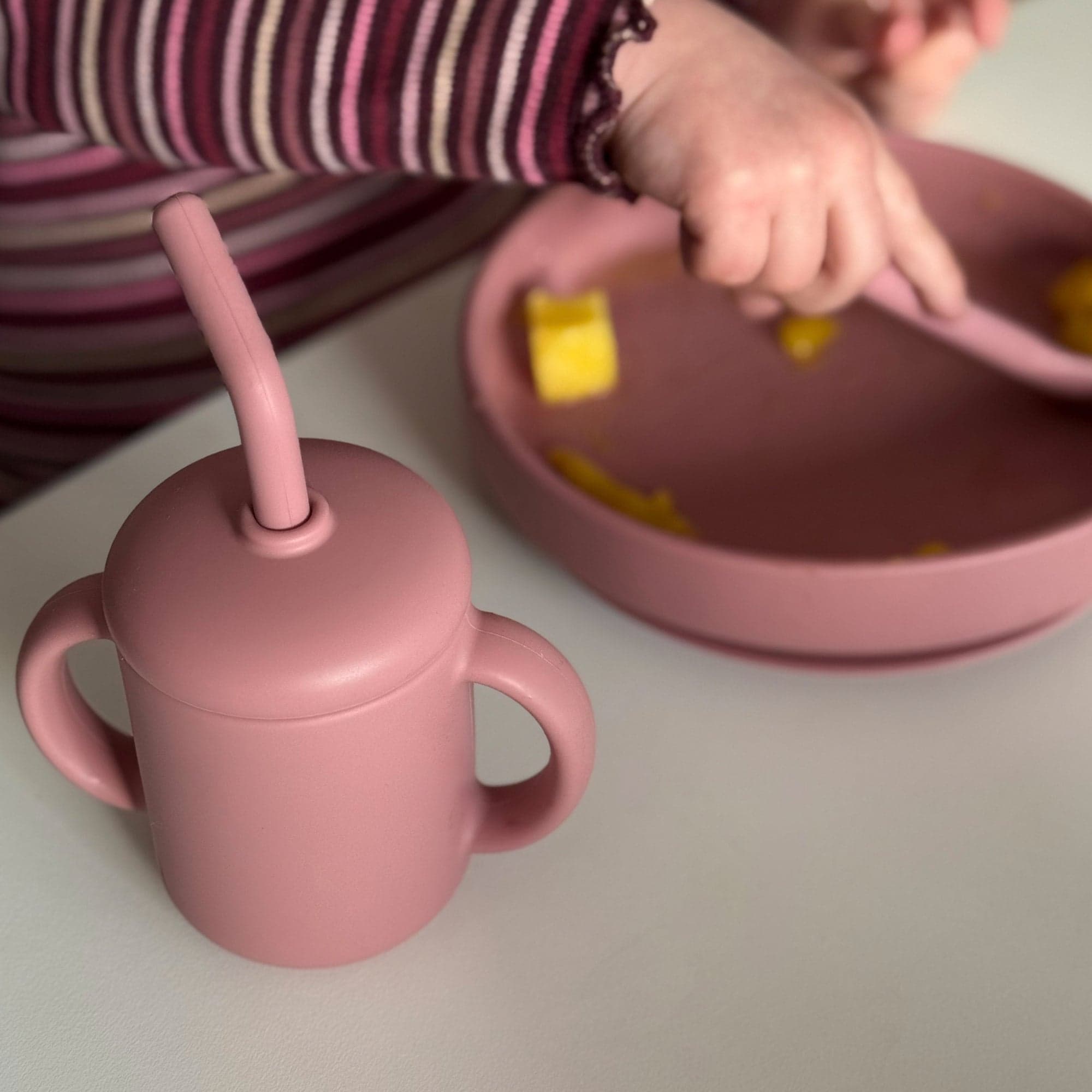 Summerville Matset Silikon 3 delar Dusty Rose - produktbild 2