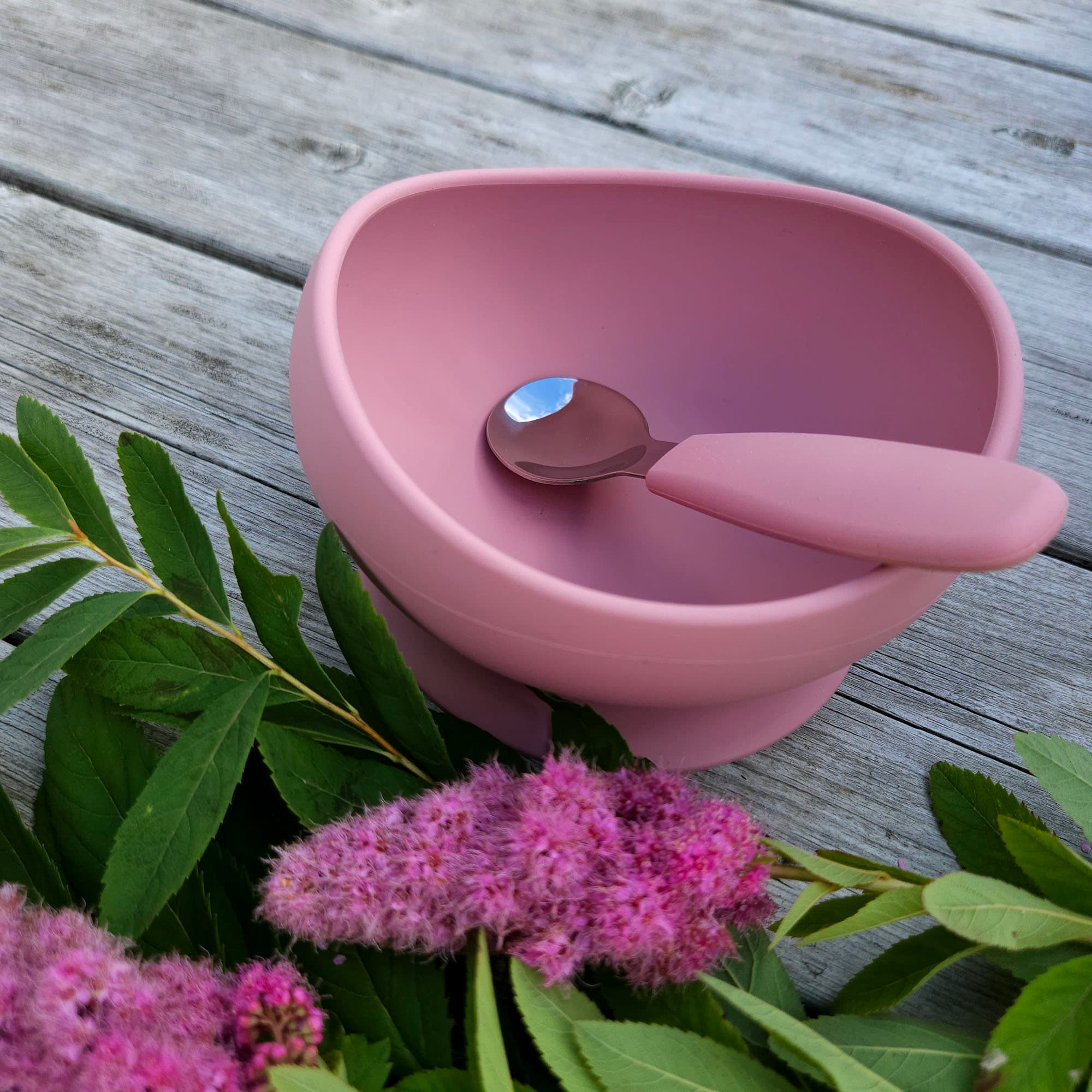 Summerville Skål Silikon Dusty Rose - produktbild 4