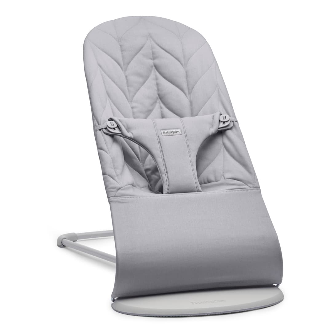 BabyBjörn Bouncer Bliss Petal Quilt Light Grey