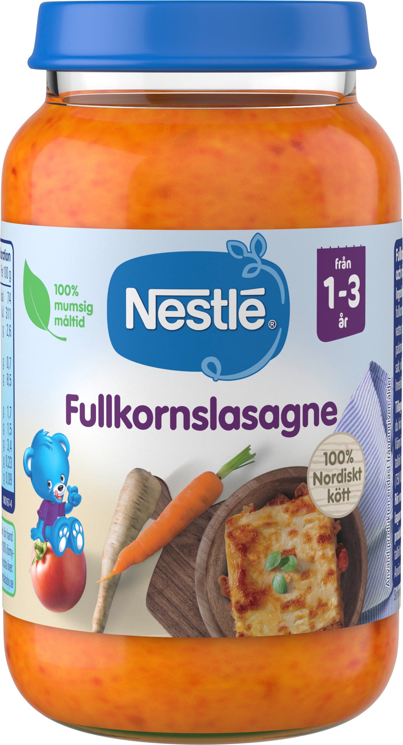 Nestlé Fullkornslasagne 1-3 år 220 g