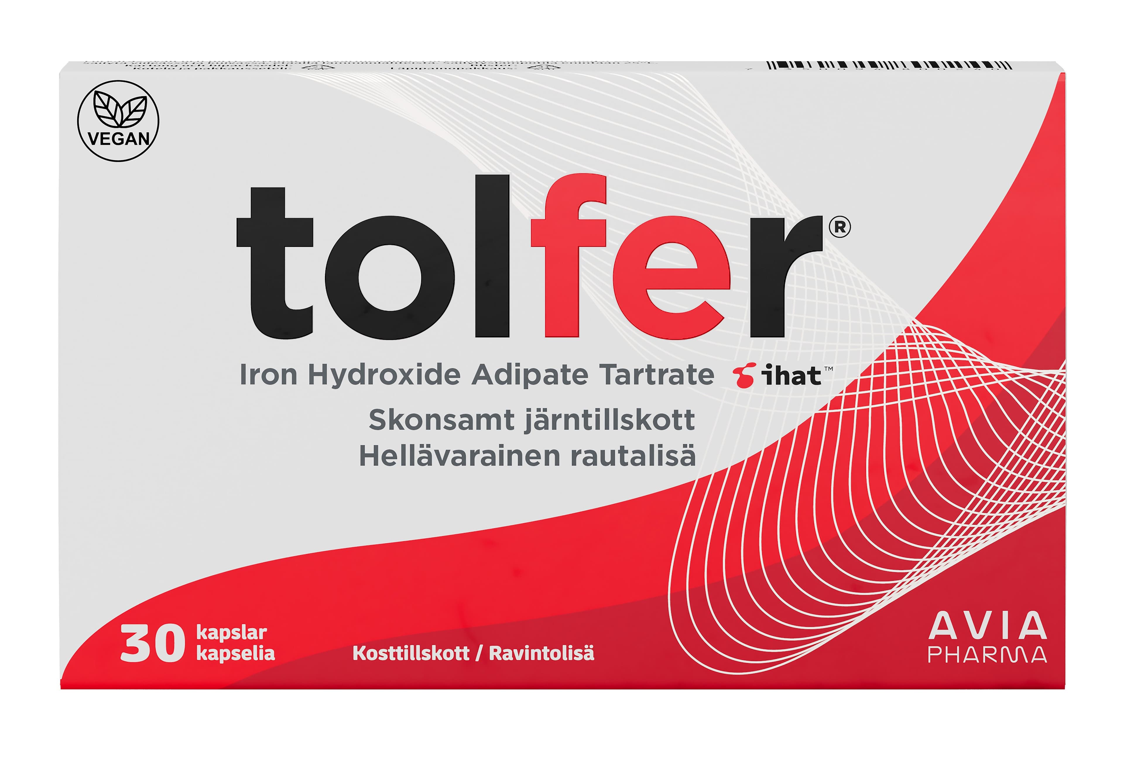 Tolfer Järn 30 mg 30 kapslar
