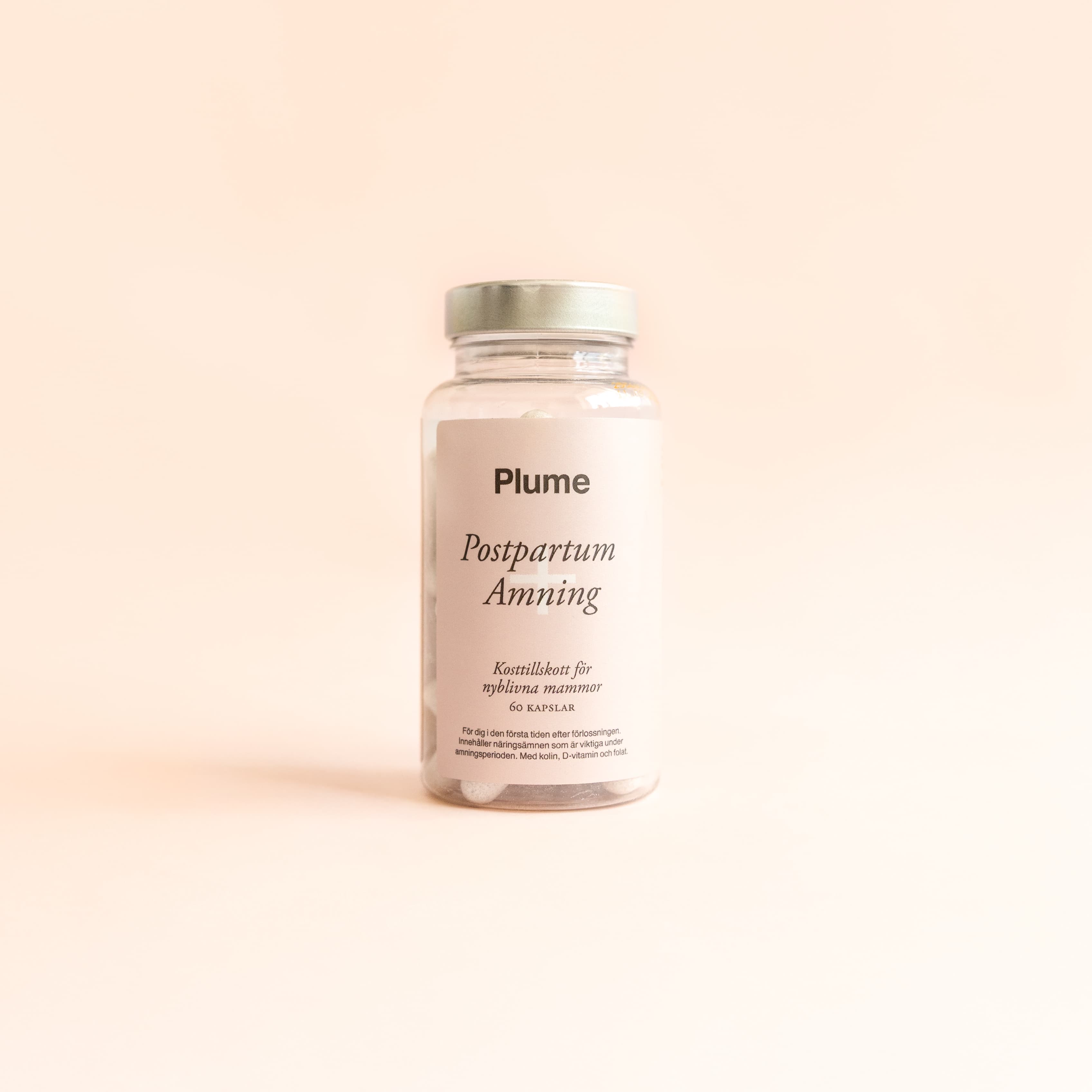 Plume Kosttillskott Postpartum + Amning 60 kapslar 2