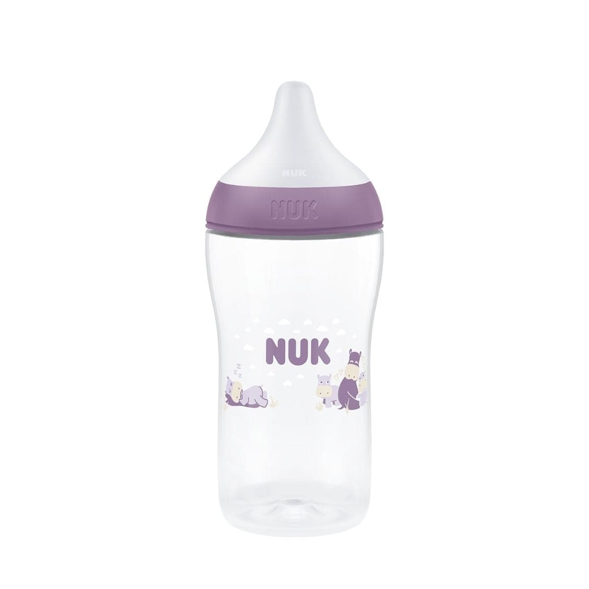 NUK Perfect Match Nappflaska 260 ml Hippo