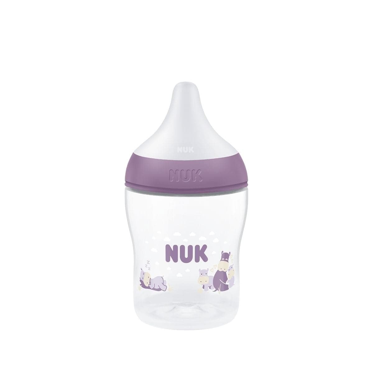 NUK Perfect Match Nappflaska 150 ml Hippo