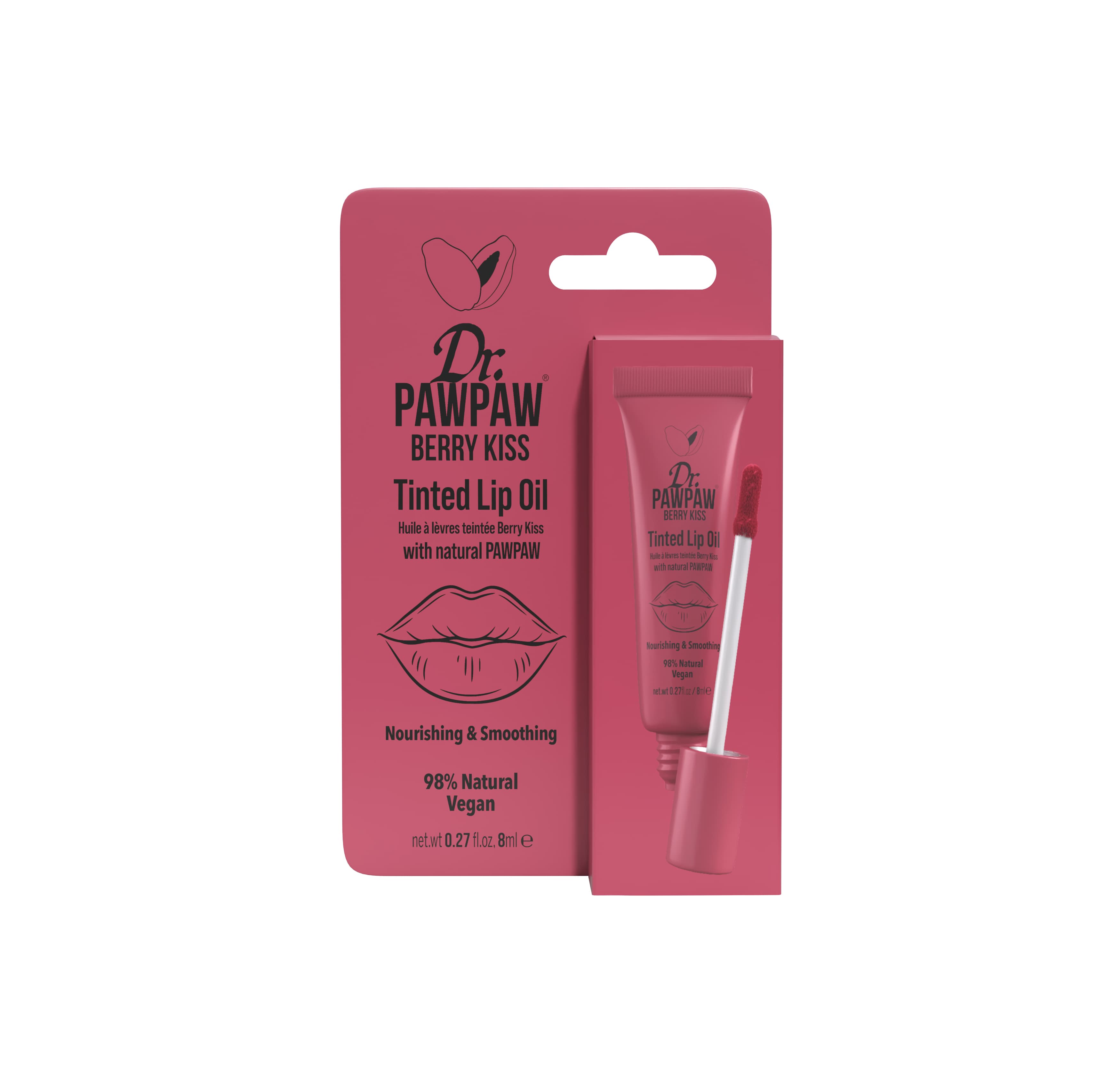 Dr. PawPaw Tinted Lip Oil Berry Kiss 8 ml