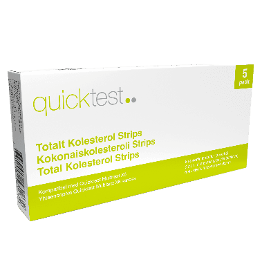 Quicktest X6 Refillstrips Kolesterol 5 st