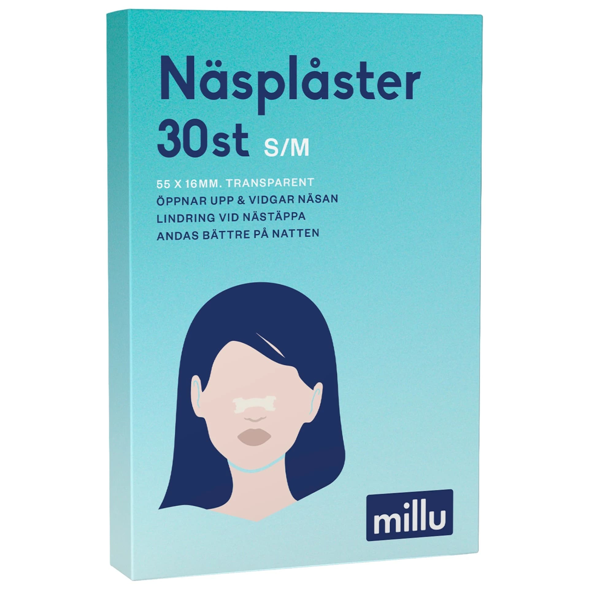 Millu Näsplåster S/M 30 st