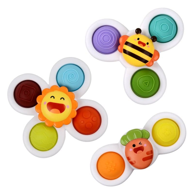 Fresh Kid Spinner Toys Cute Garden 3-pack 4