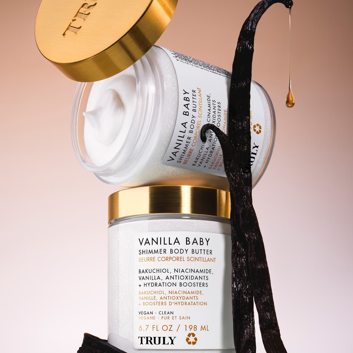 Truly Vanilla Shimmer Body Butter 198 ml 2