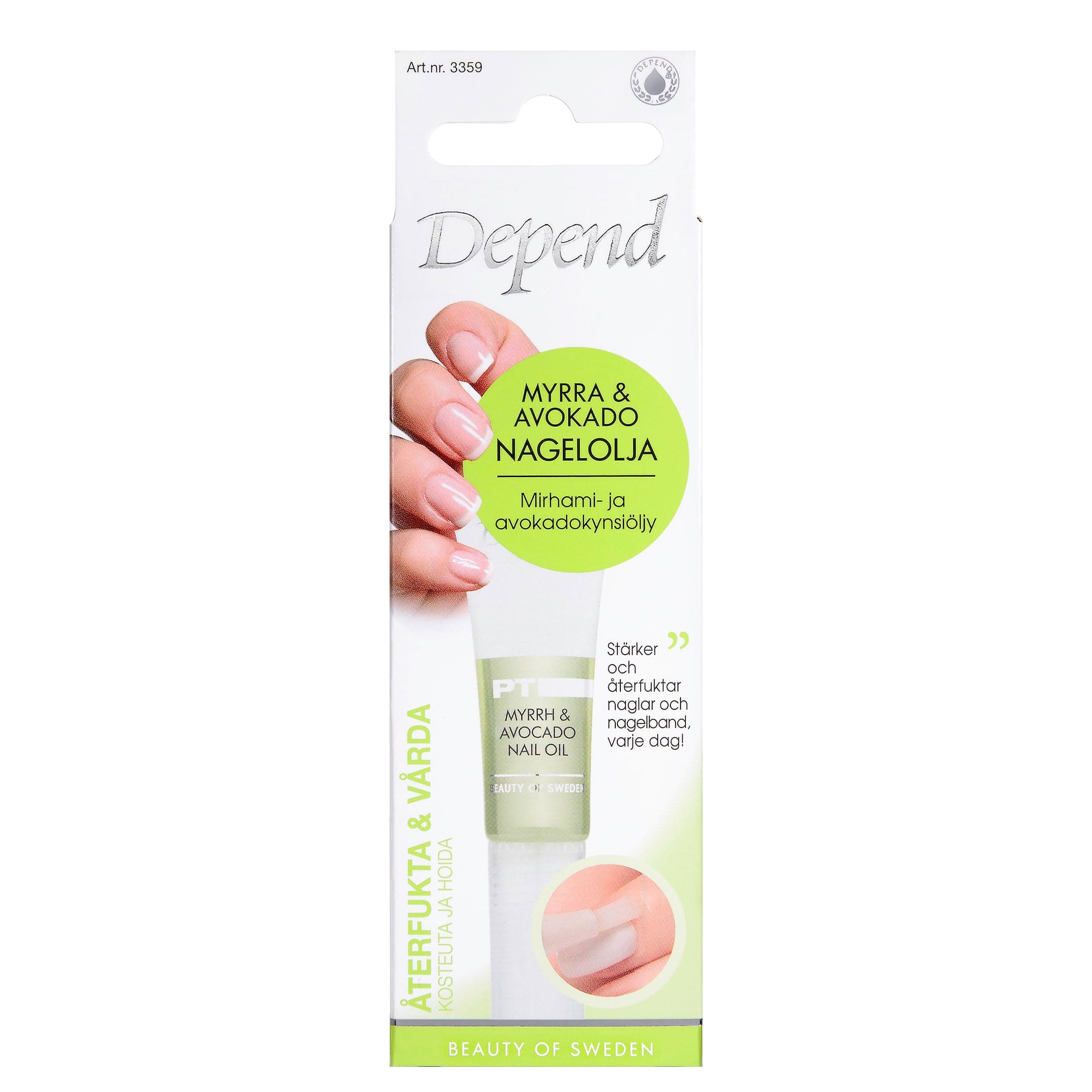Depend Myrra & Avokado Nagelolja Tub 5 ml 2